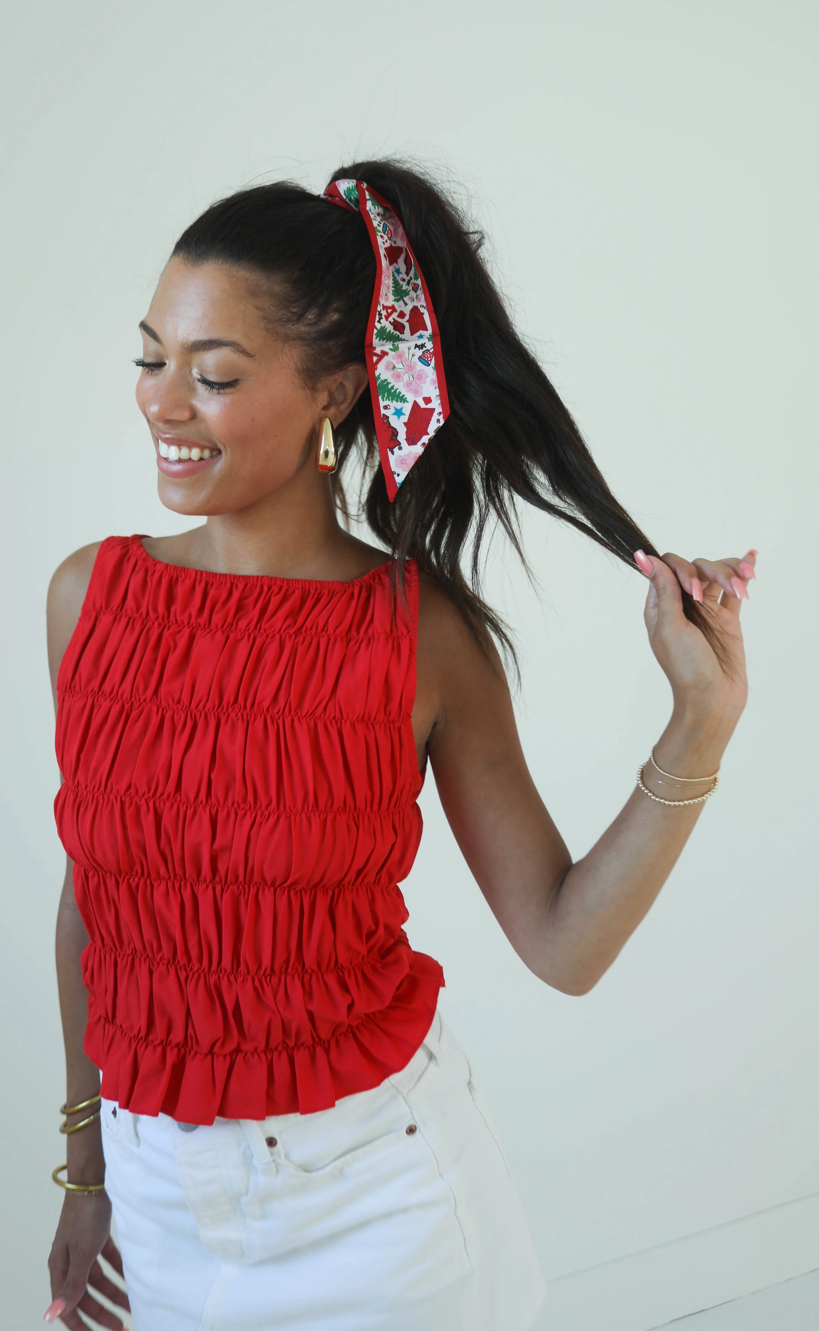 arkansas razorbacks twilly scarf - Image 3