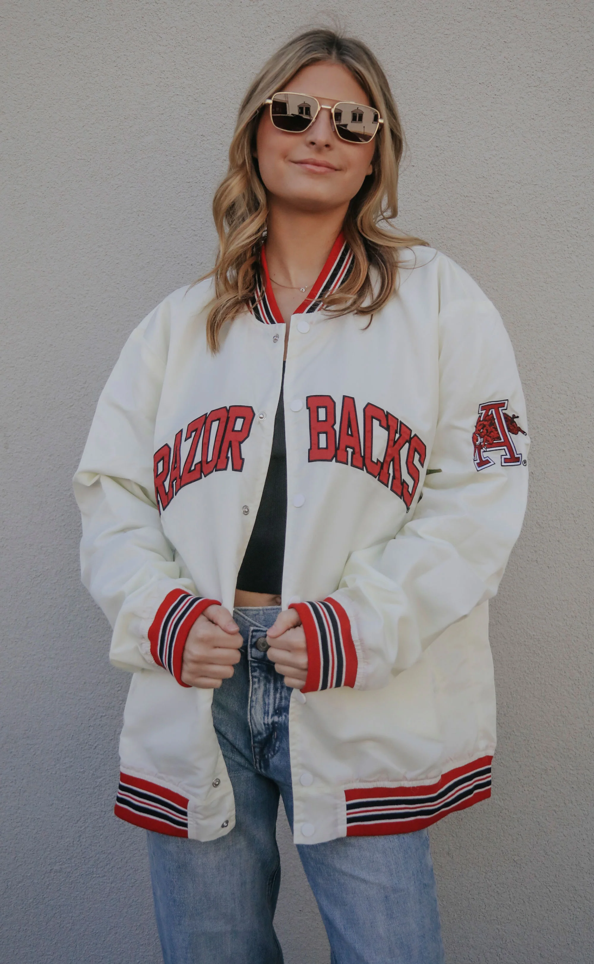arkansas razorbacks vintage jacket - Image 3