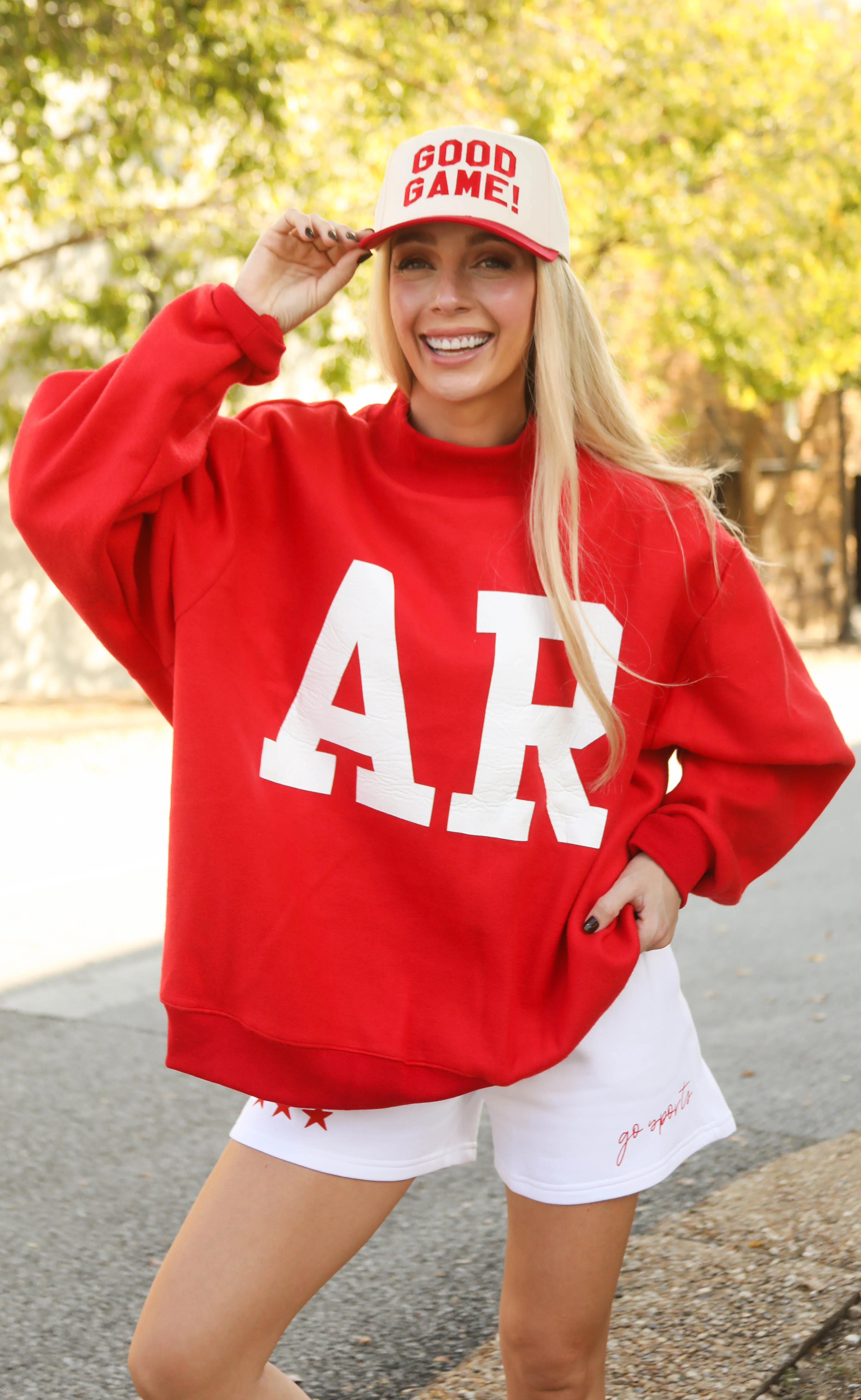 arkansas reversible mock neck sweatshirt - Image 2