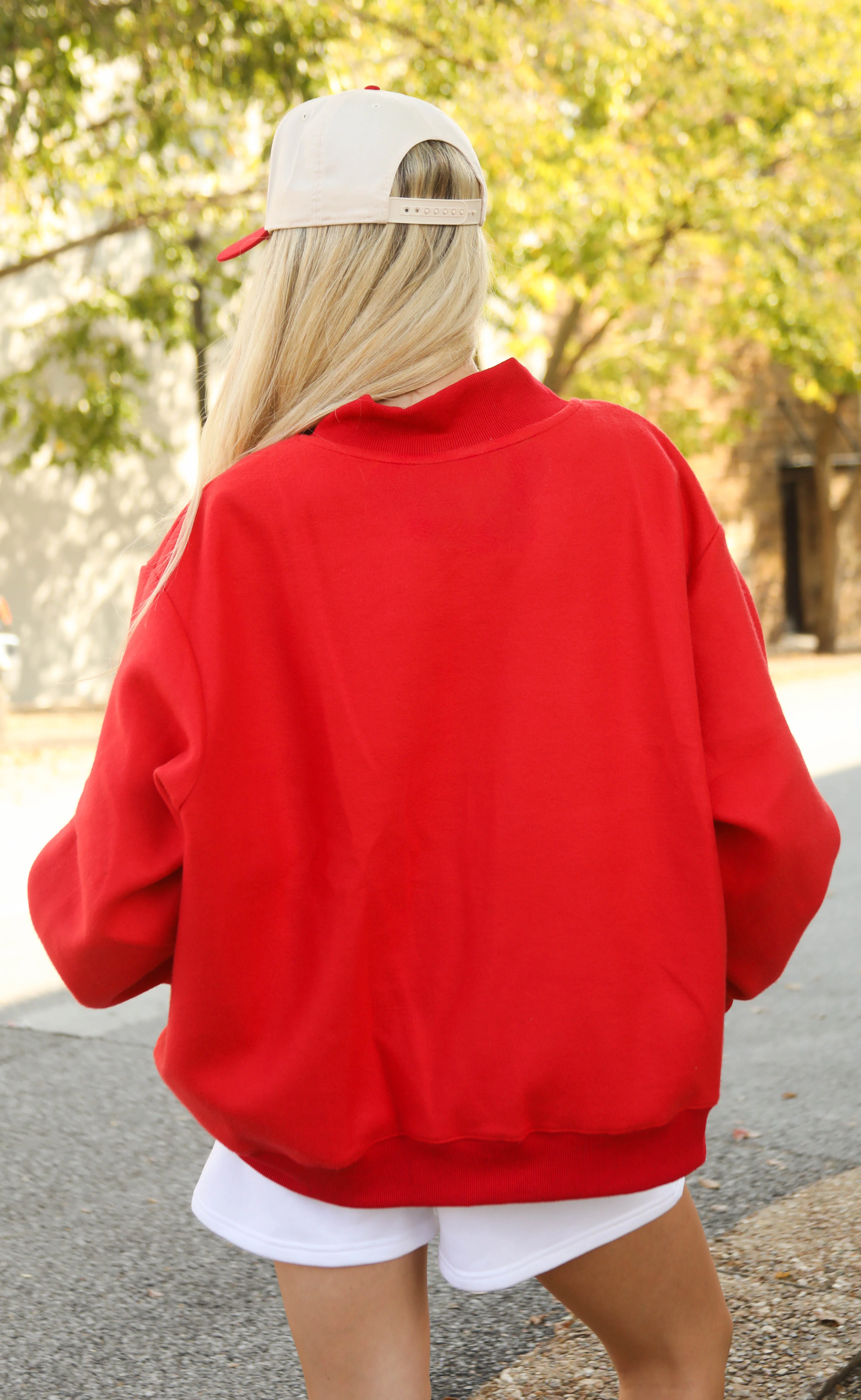 arkansas reversible mock neck sweatshirt - Image 6