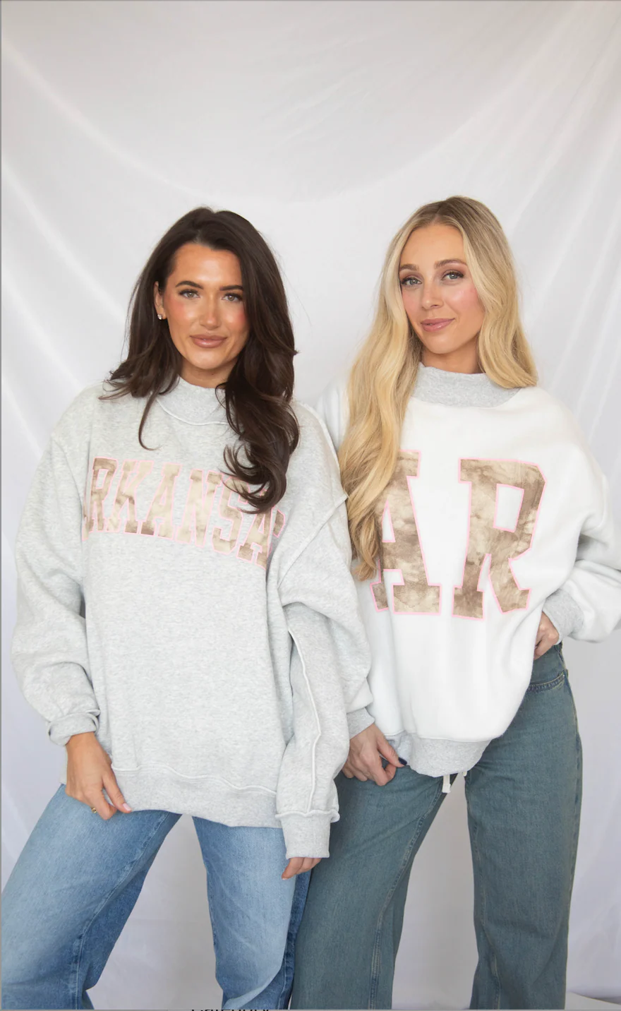 arkansas reversible mock neck sweatshirt - camo