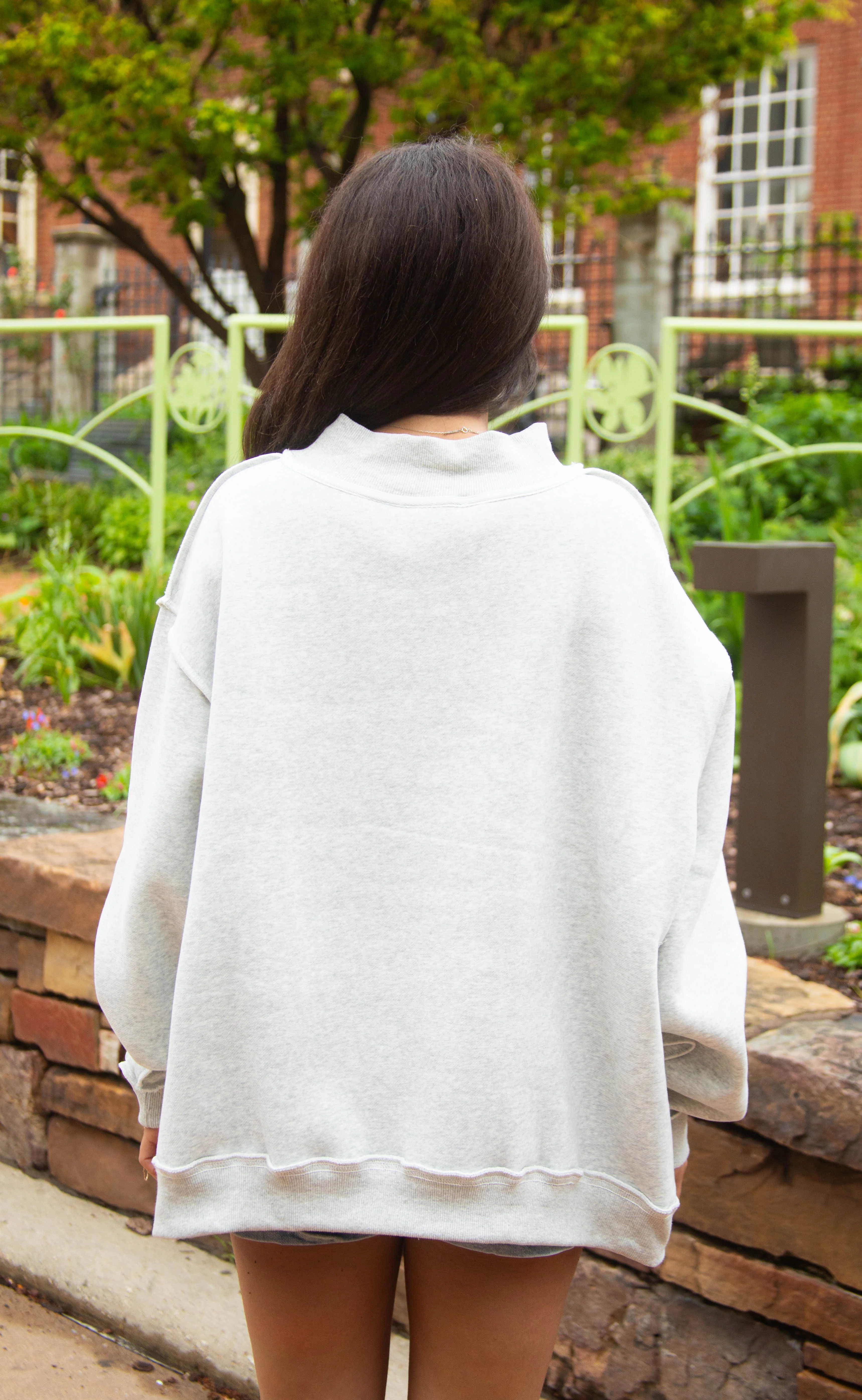 arkansas stripe mockneck - blue stripe - Image 4