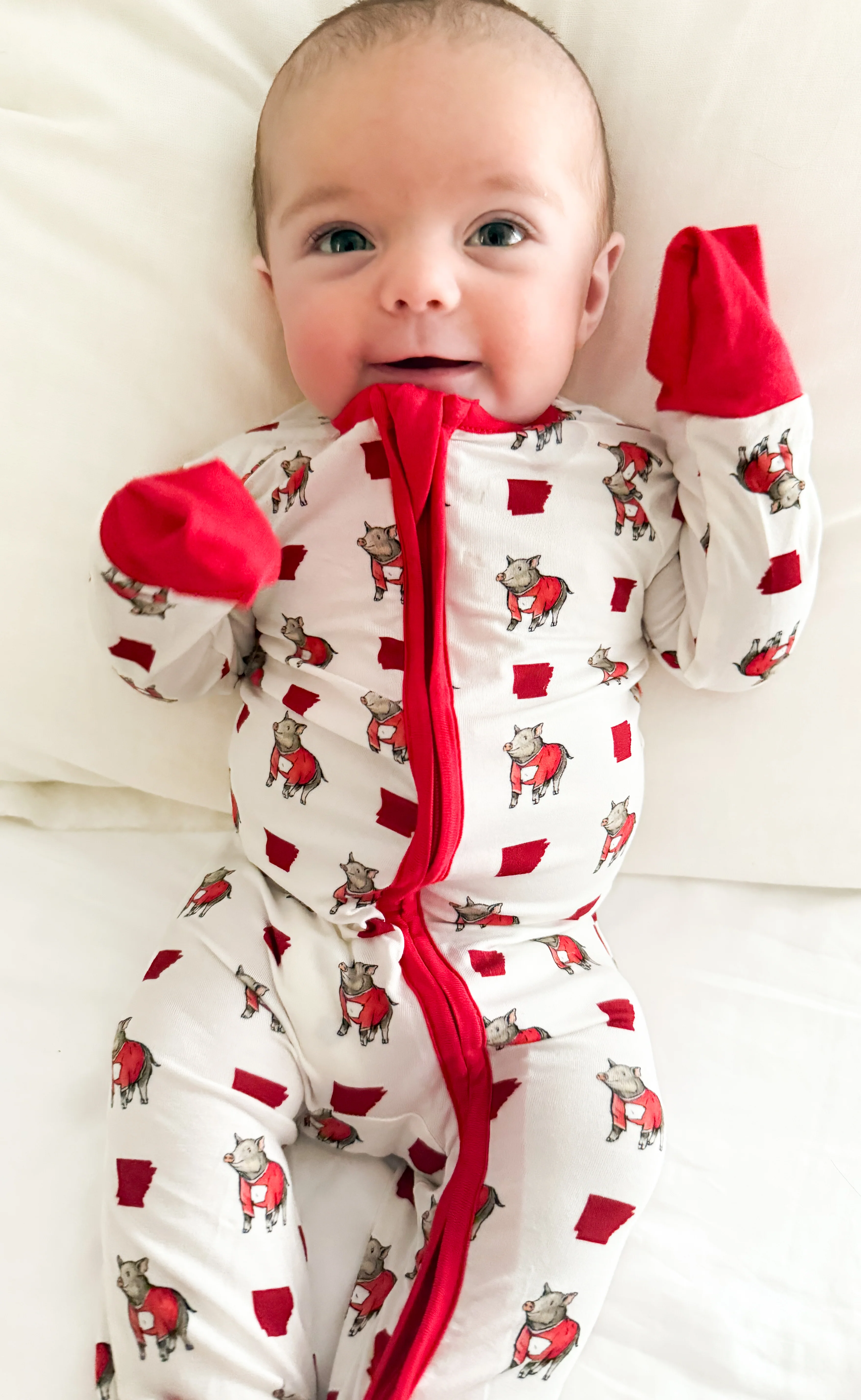 arkansas wild boar unisex kids pajamas