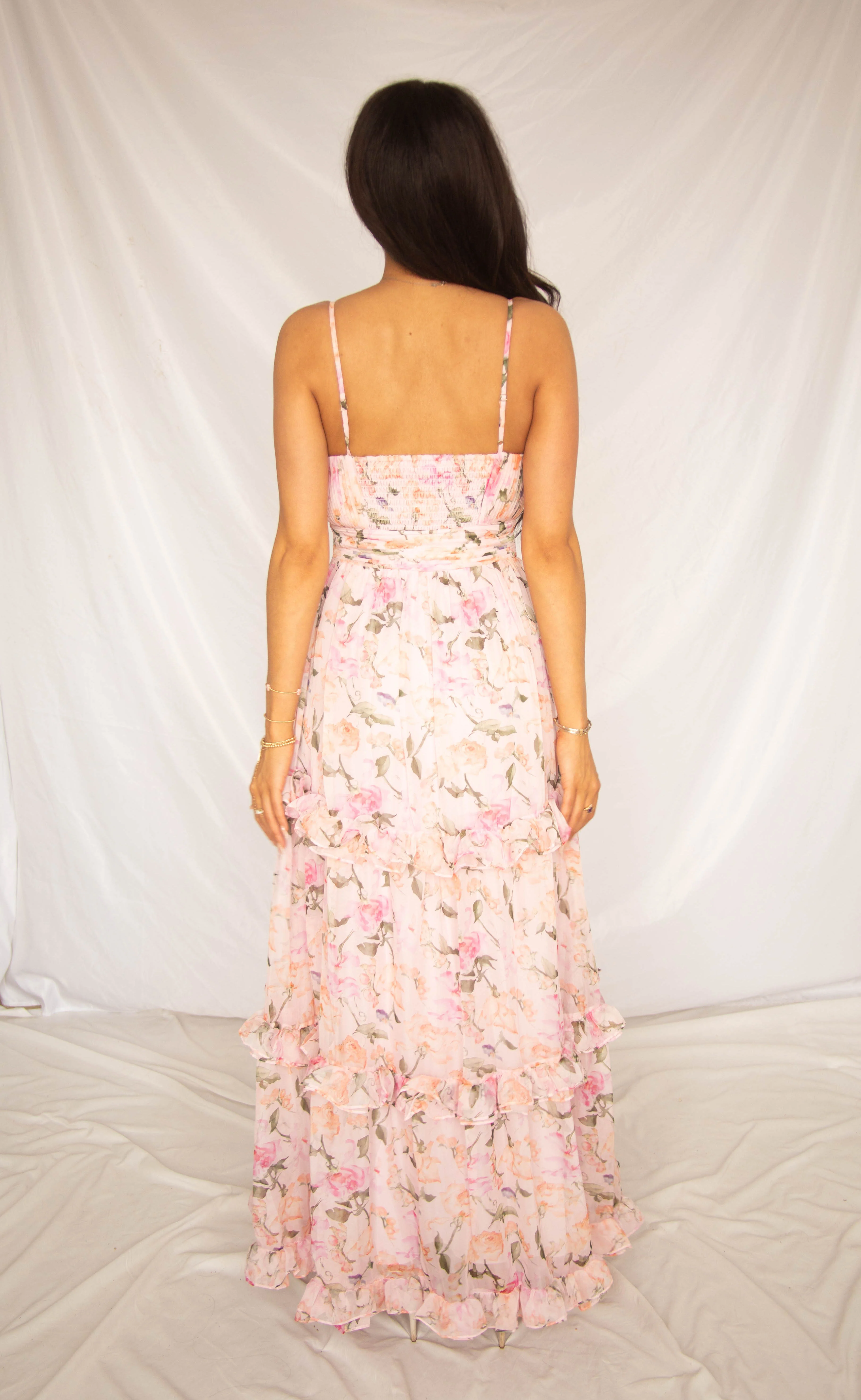 astr: ayanna dress - pink floral - Image 3