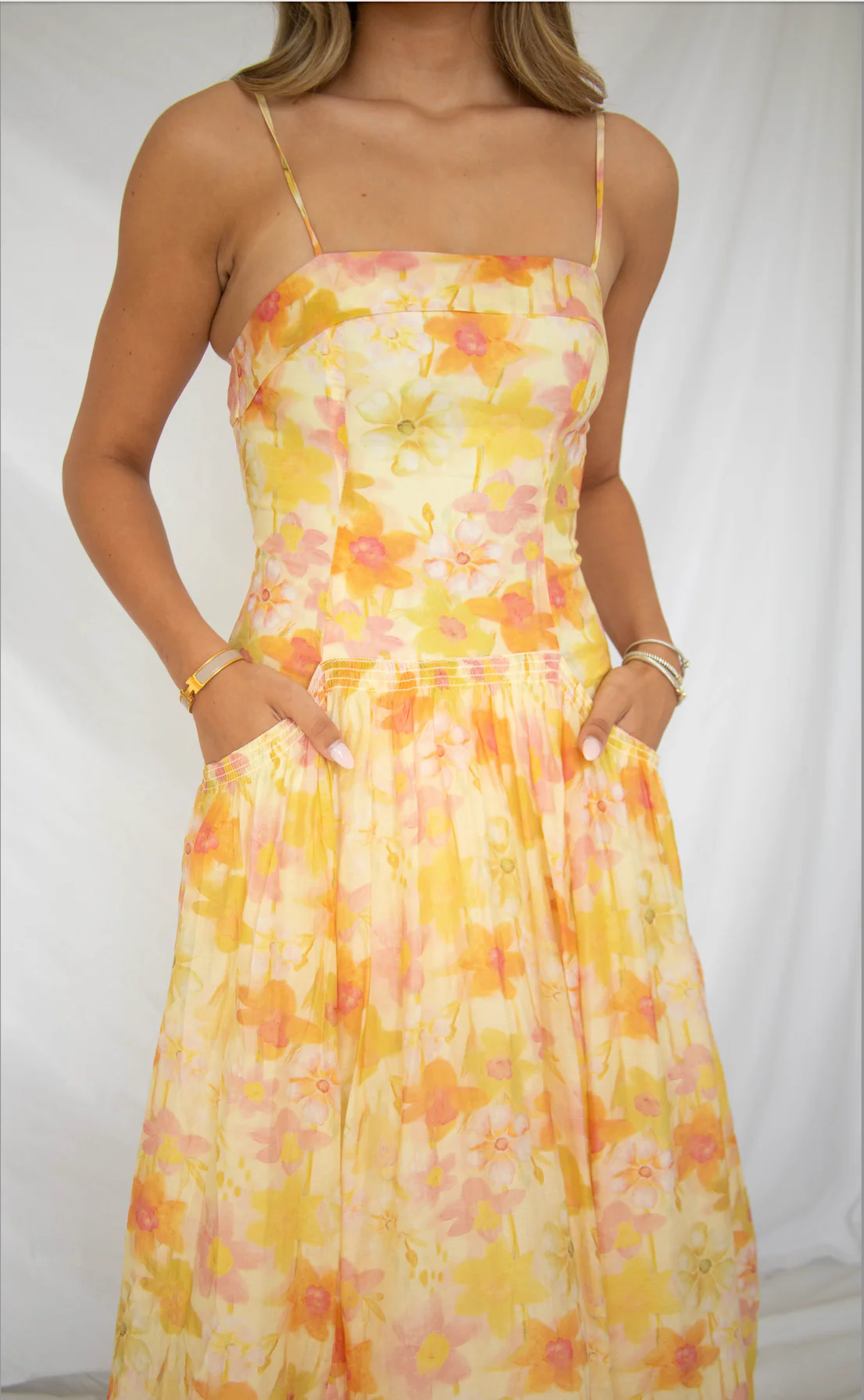 astr: ovina dress - yellow floral - Image 2