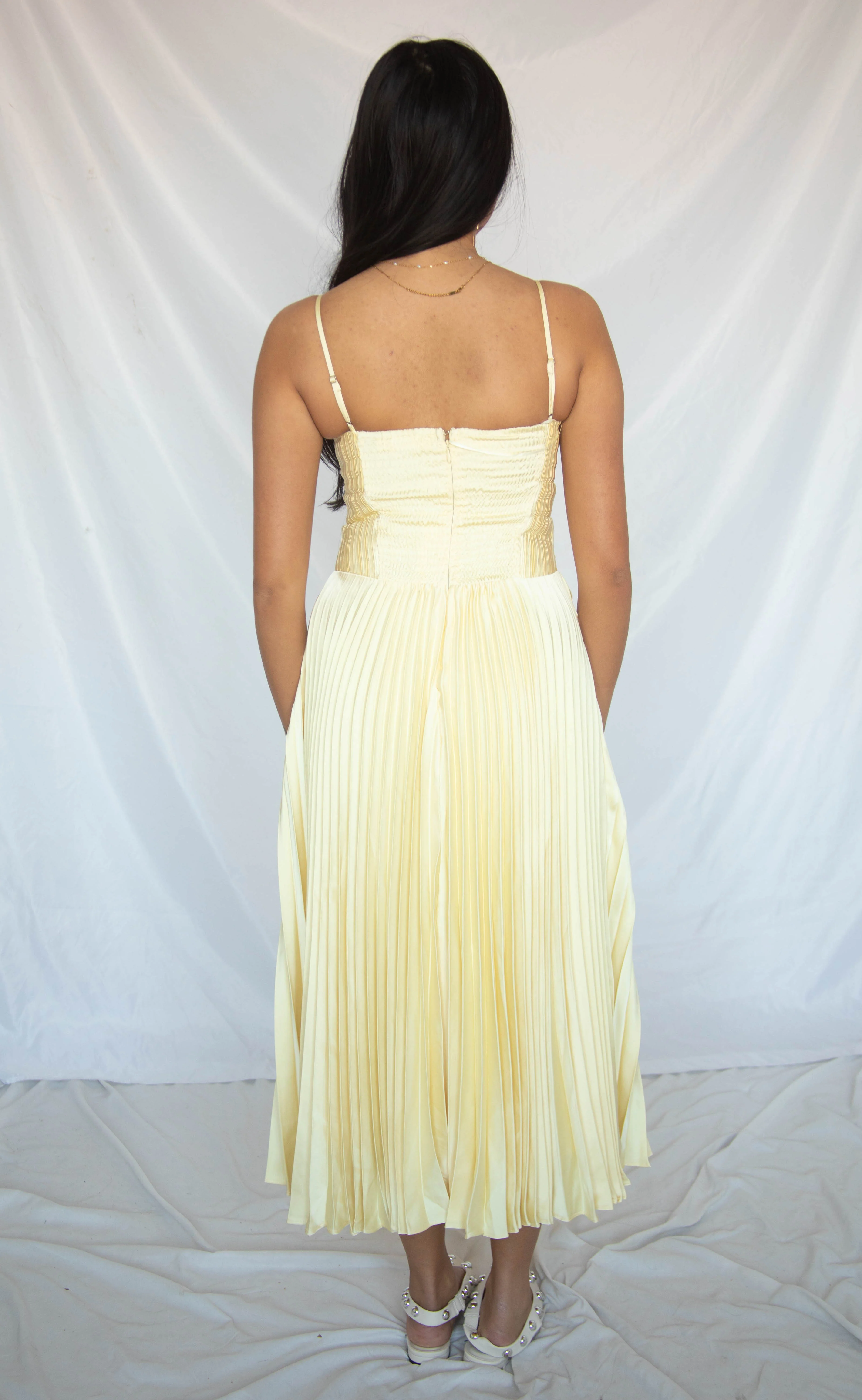 astr: shionagh dress - yellow - Image 3