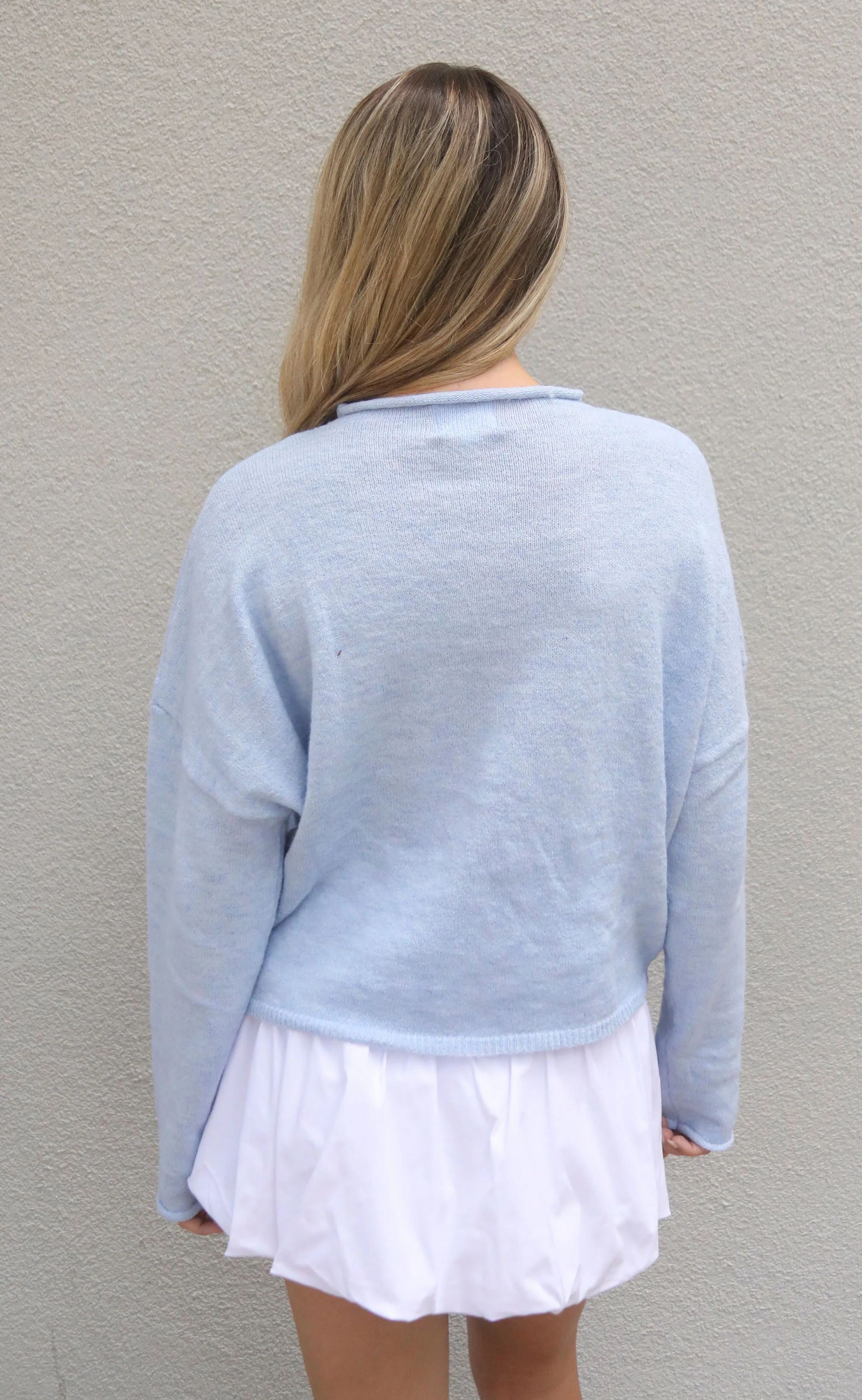 beat of your heart cardigan - blue - Image 2