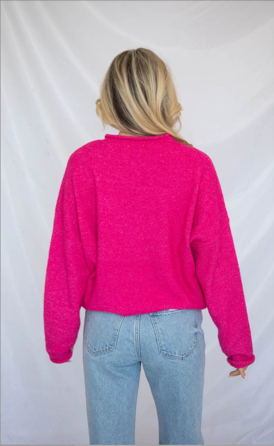 beat of your heart cardigan - fuchsia - Image 3