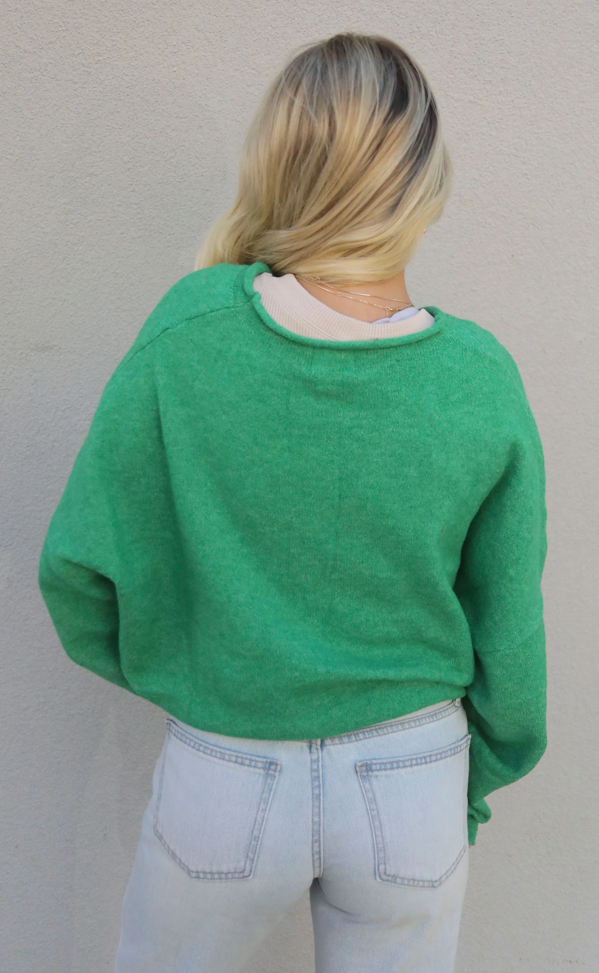 beat of your heart cardigan - green - Image 3