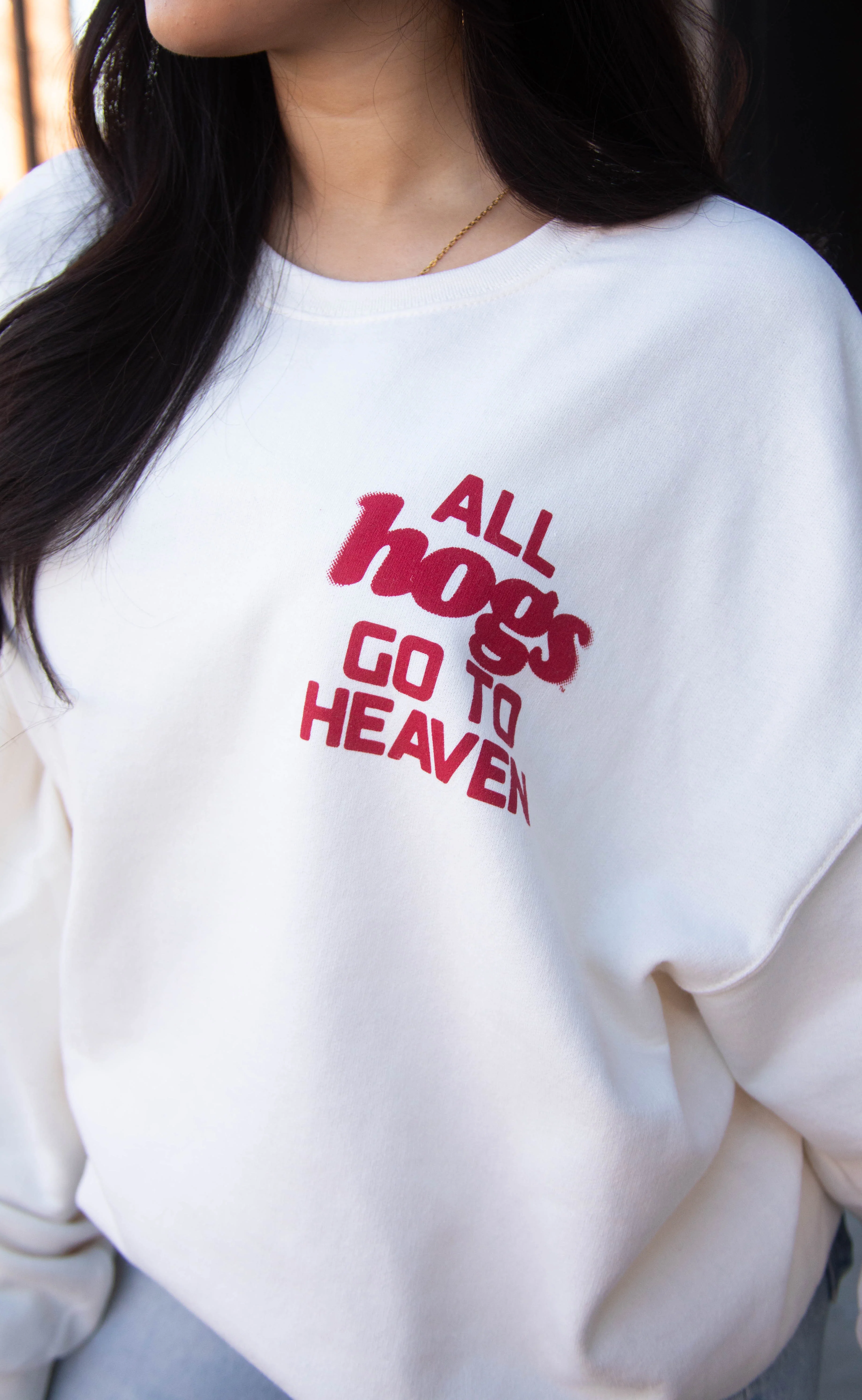 charlie southern: all hogs go to heaven sweatshirt - Image 3