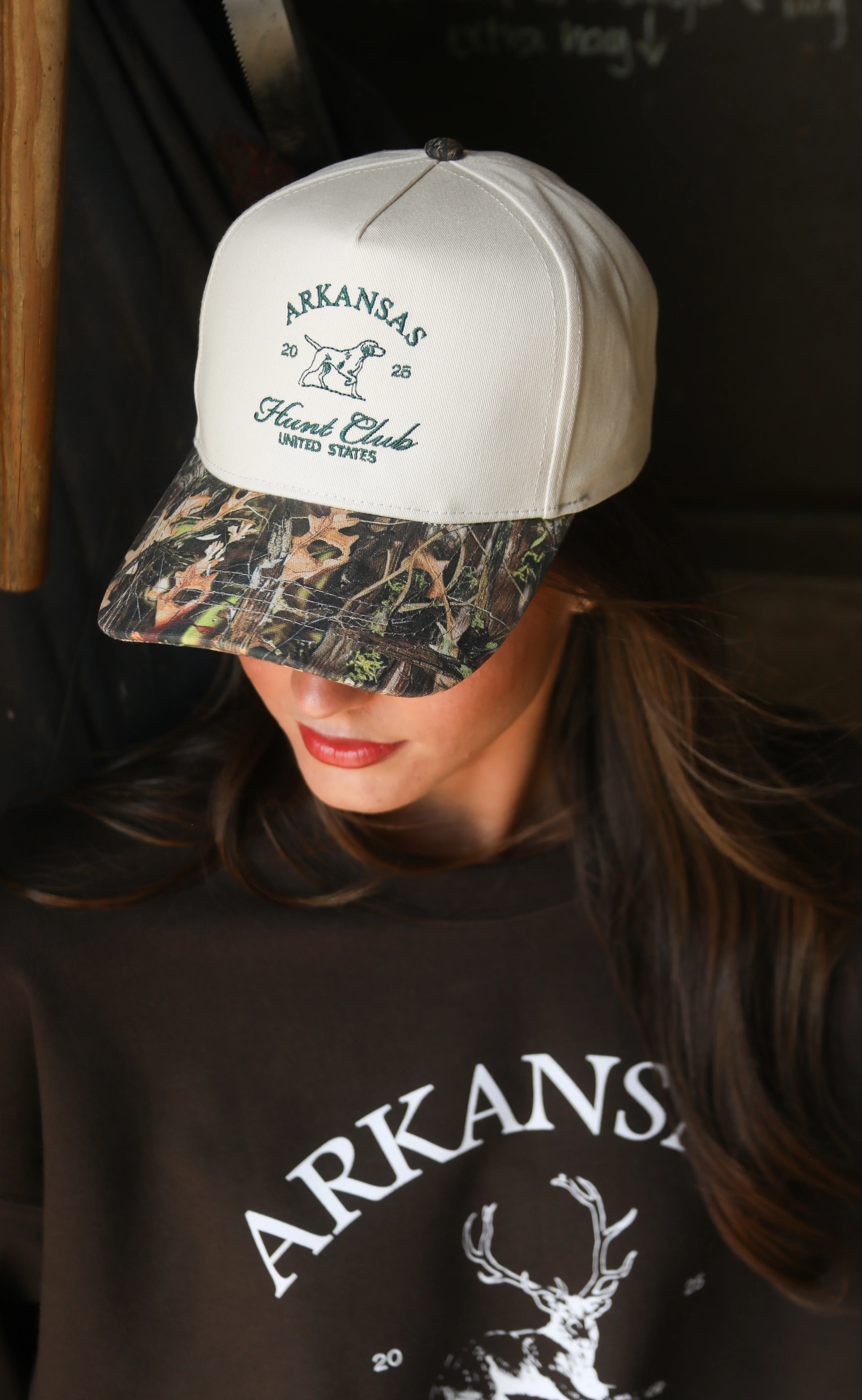 charlie southern: ar hunt club camo trucker