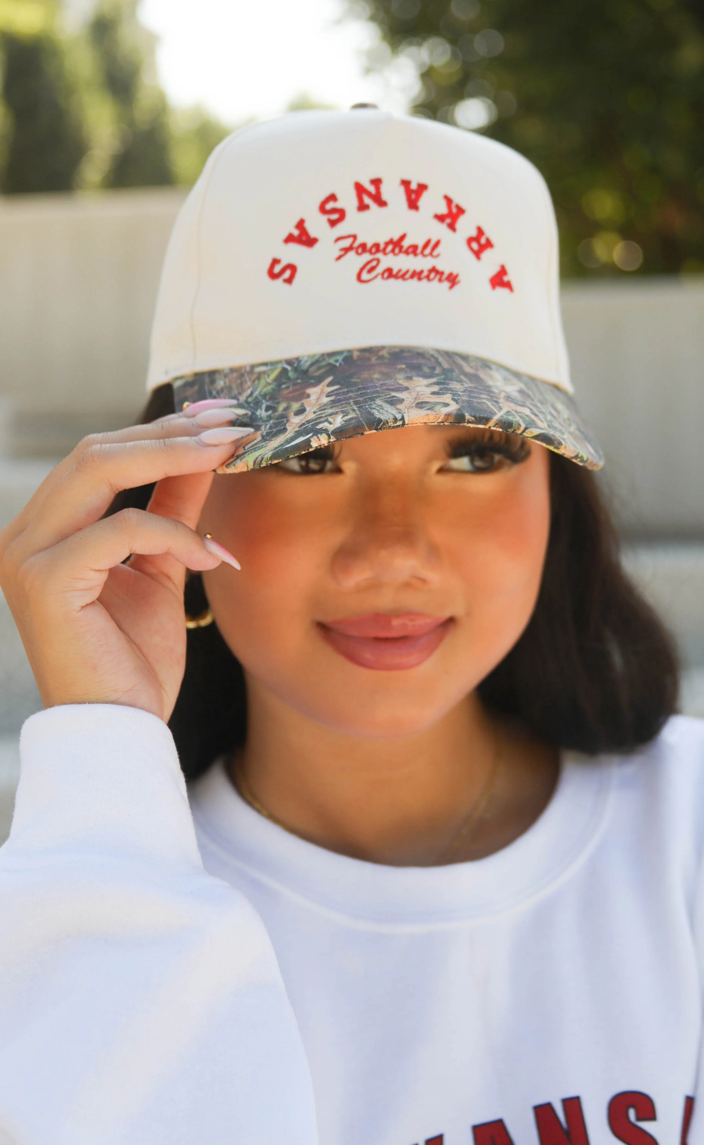 charlie southern: arkansas football country trucker hat - camo - Image 2