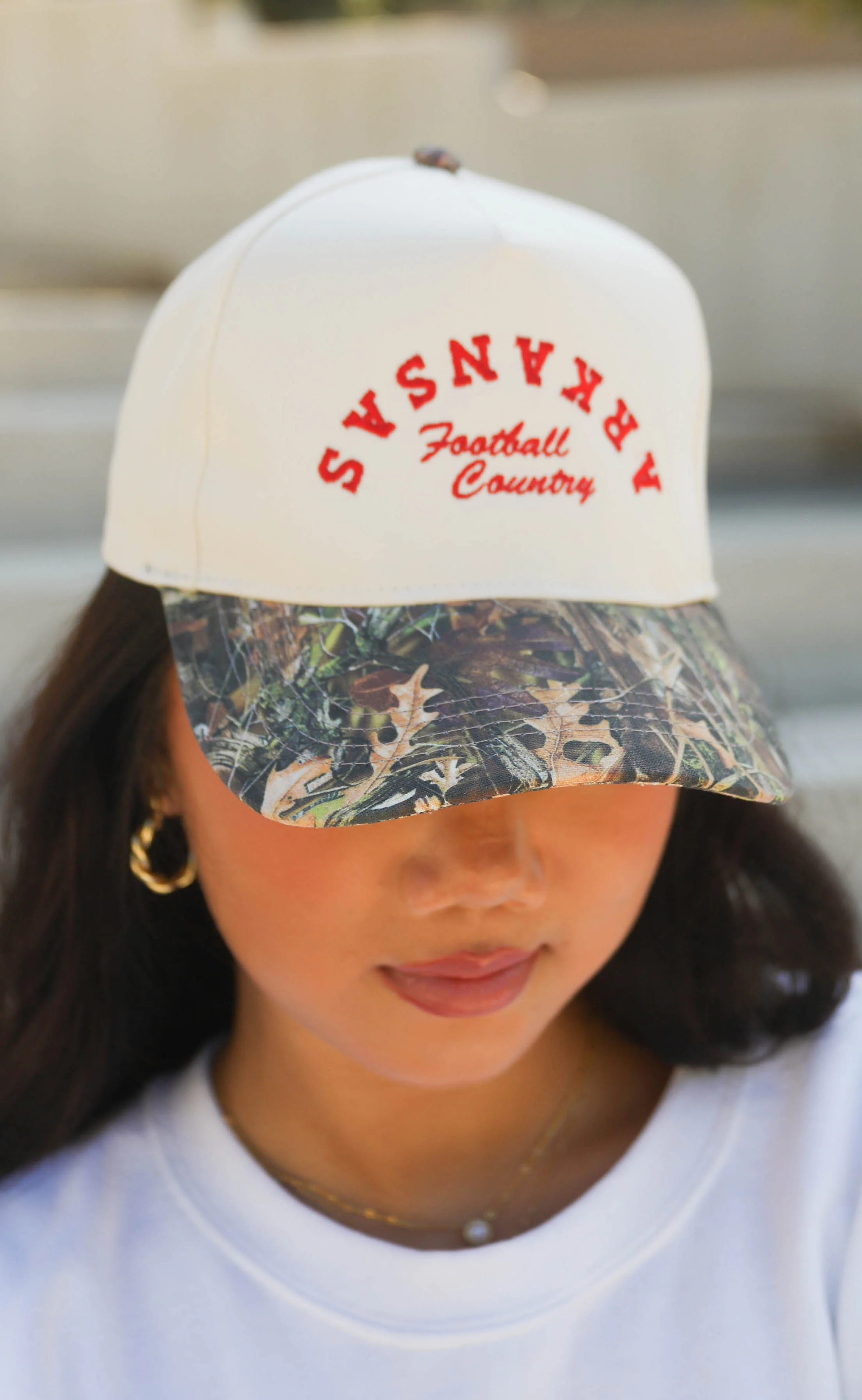 charlie southern: arkansas football country trucker hat - camo - Image 3
