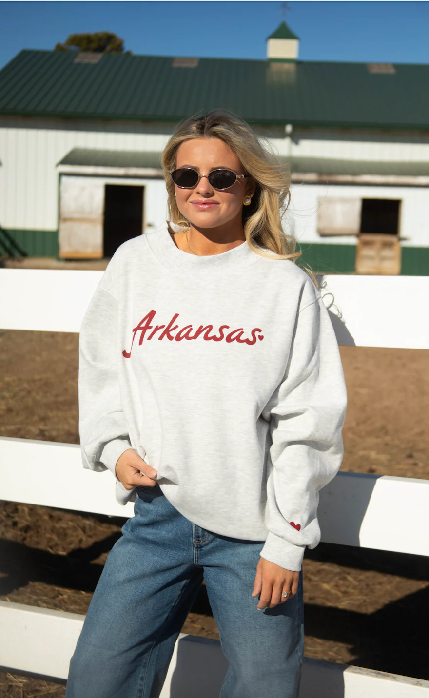charlie southern: arkansas heart mockneck - Image 2