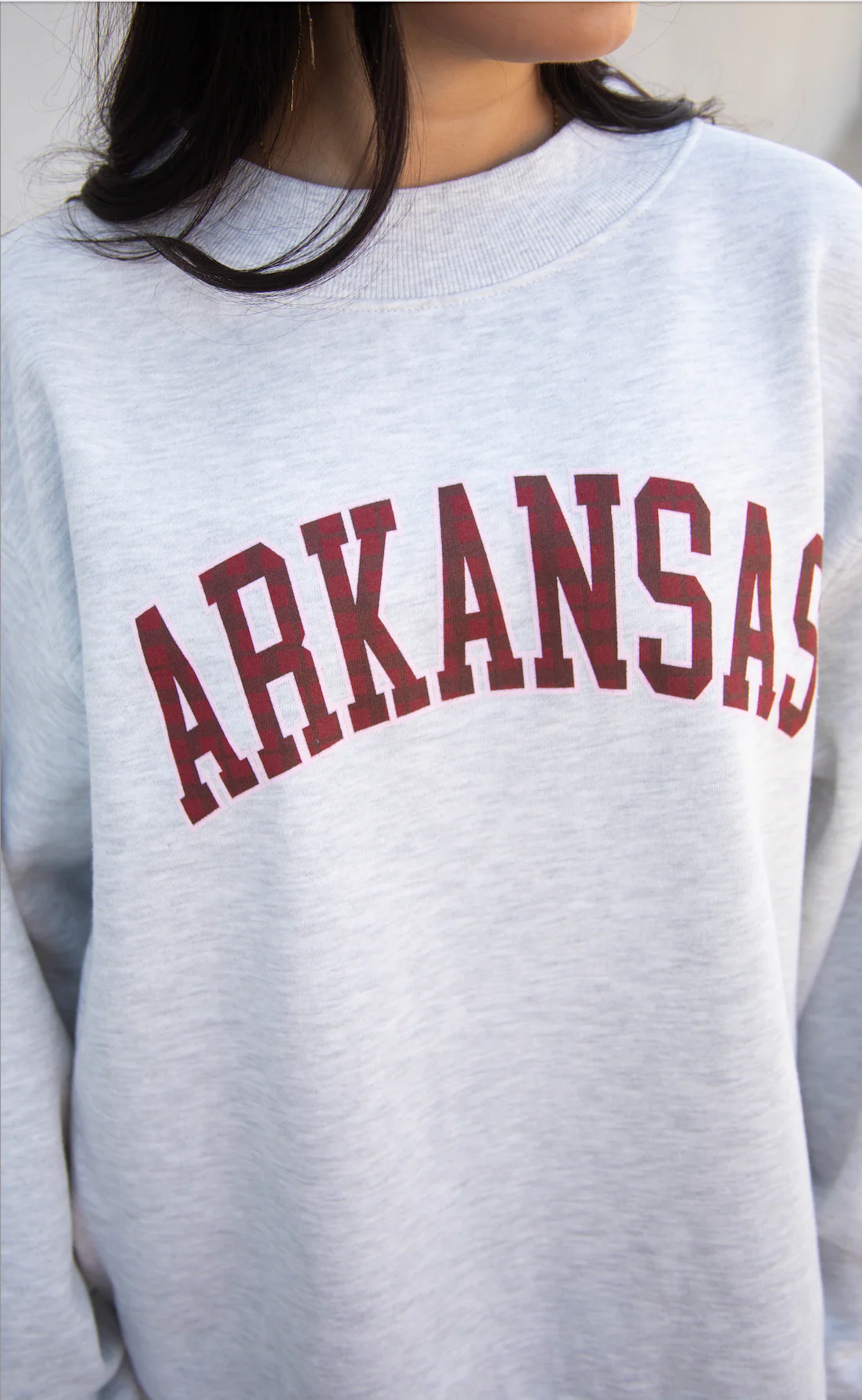 charlie southern: arkansas mock neck - red plaid - Image 2