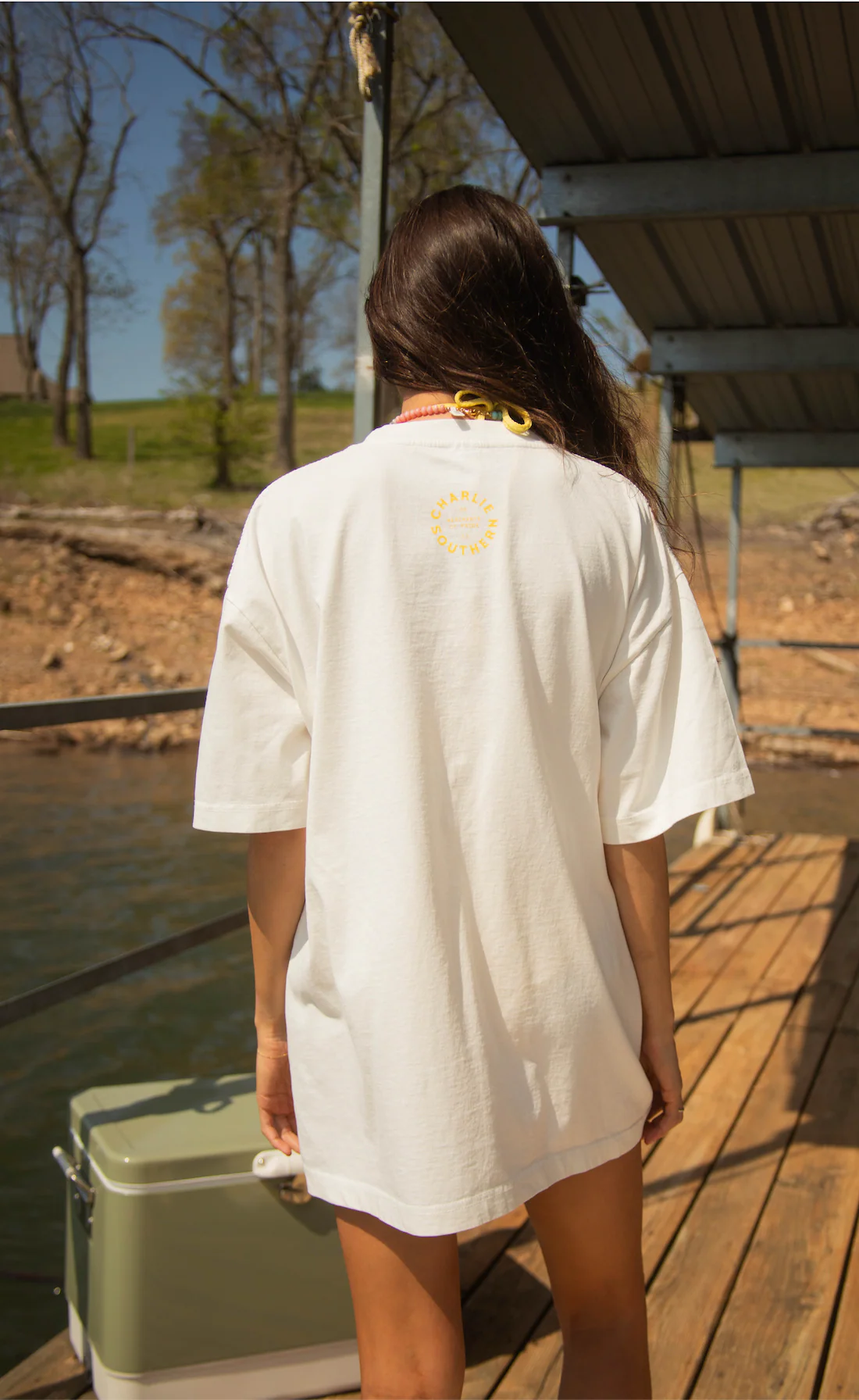 charlie southern: bikini tee - gingham - Image 3