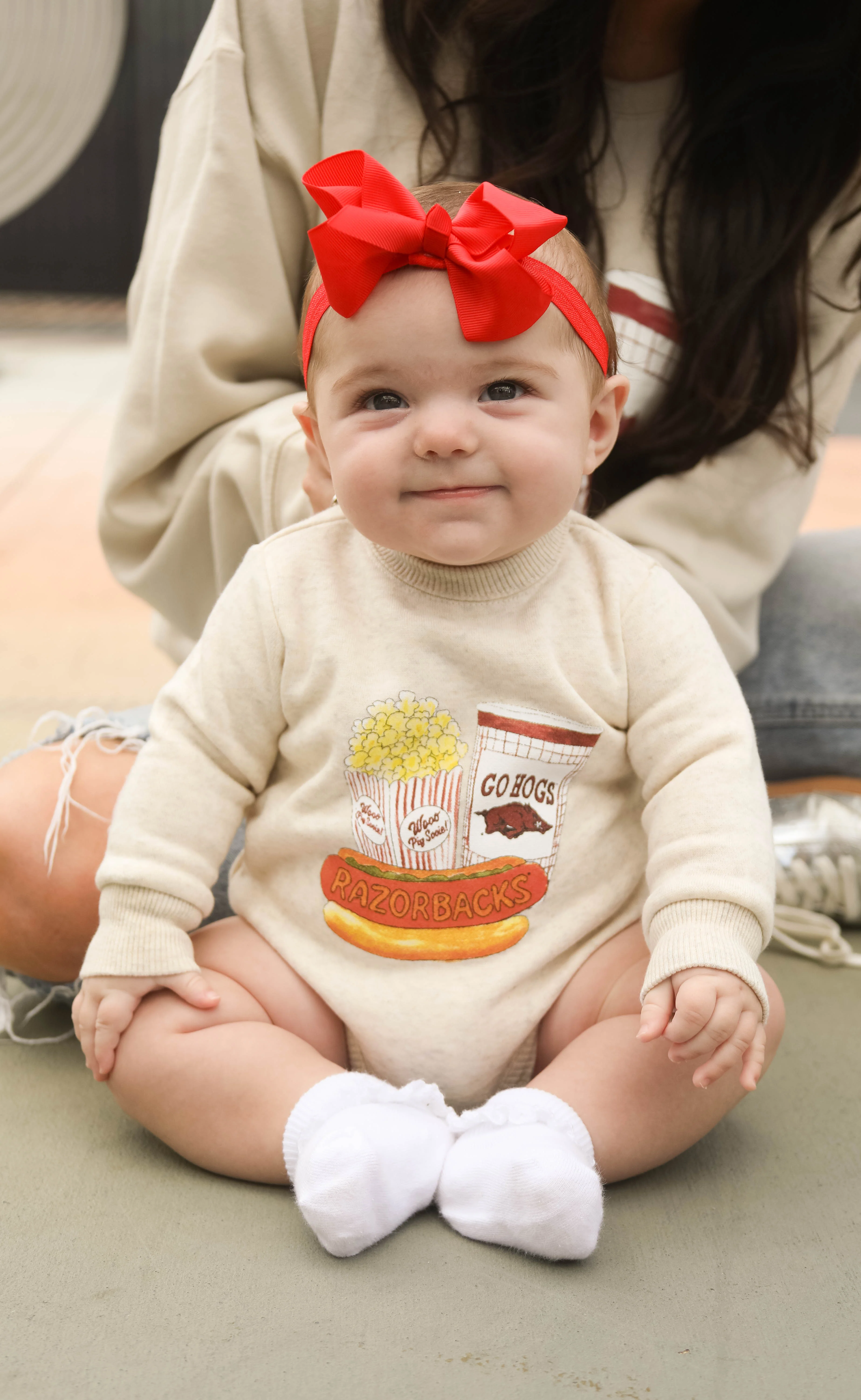 charlie southern: concession stand baby sweatshirt bubble romper - Image 2