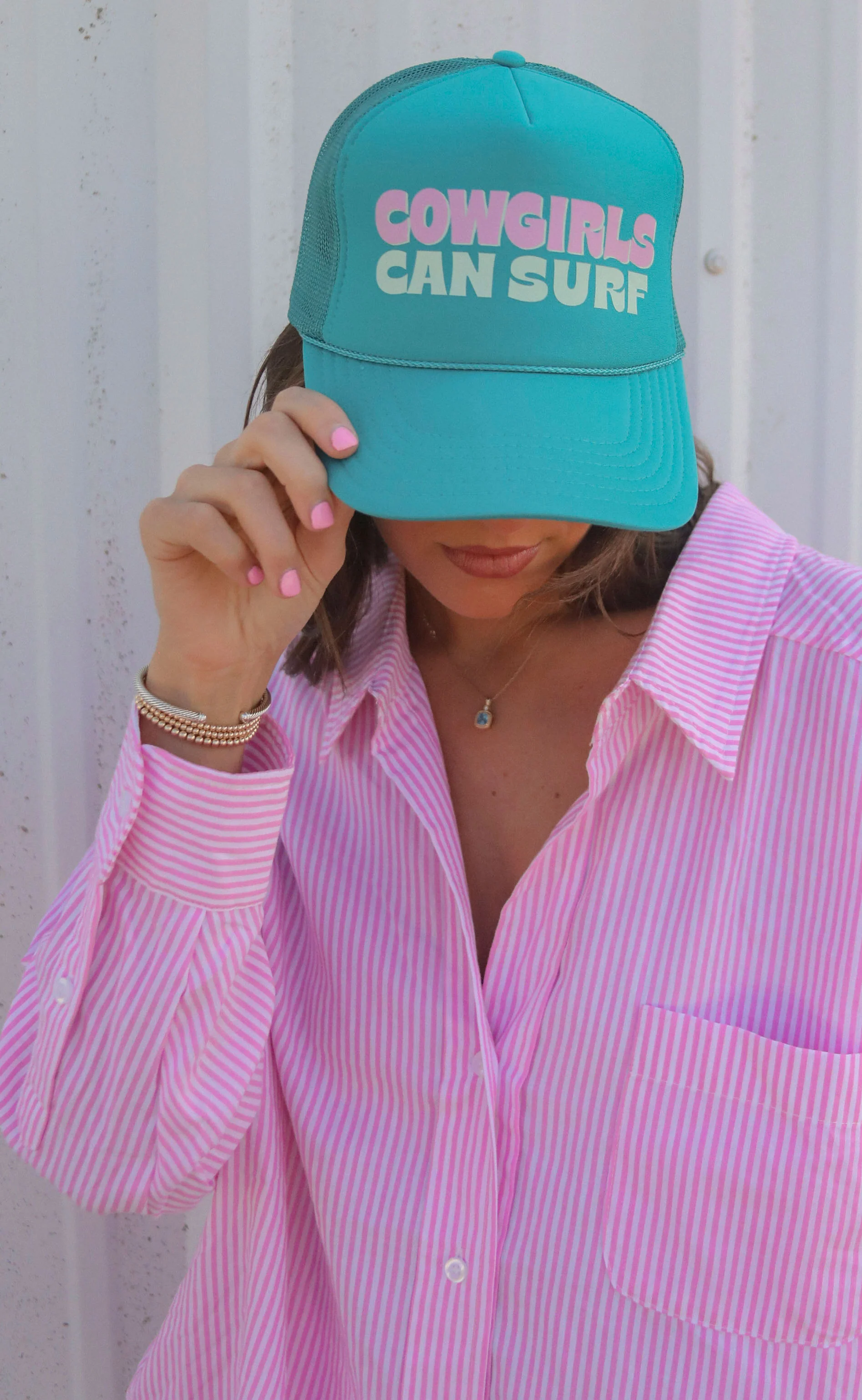 charlie southern: cowgirls can surf trucker hat - Image 4