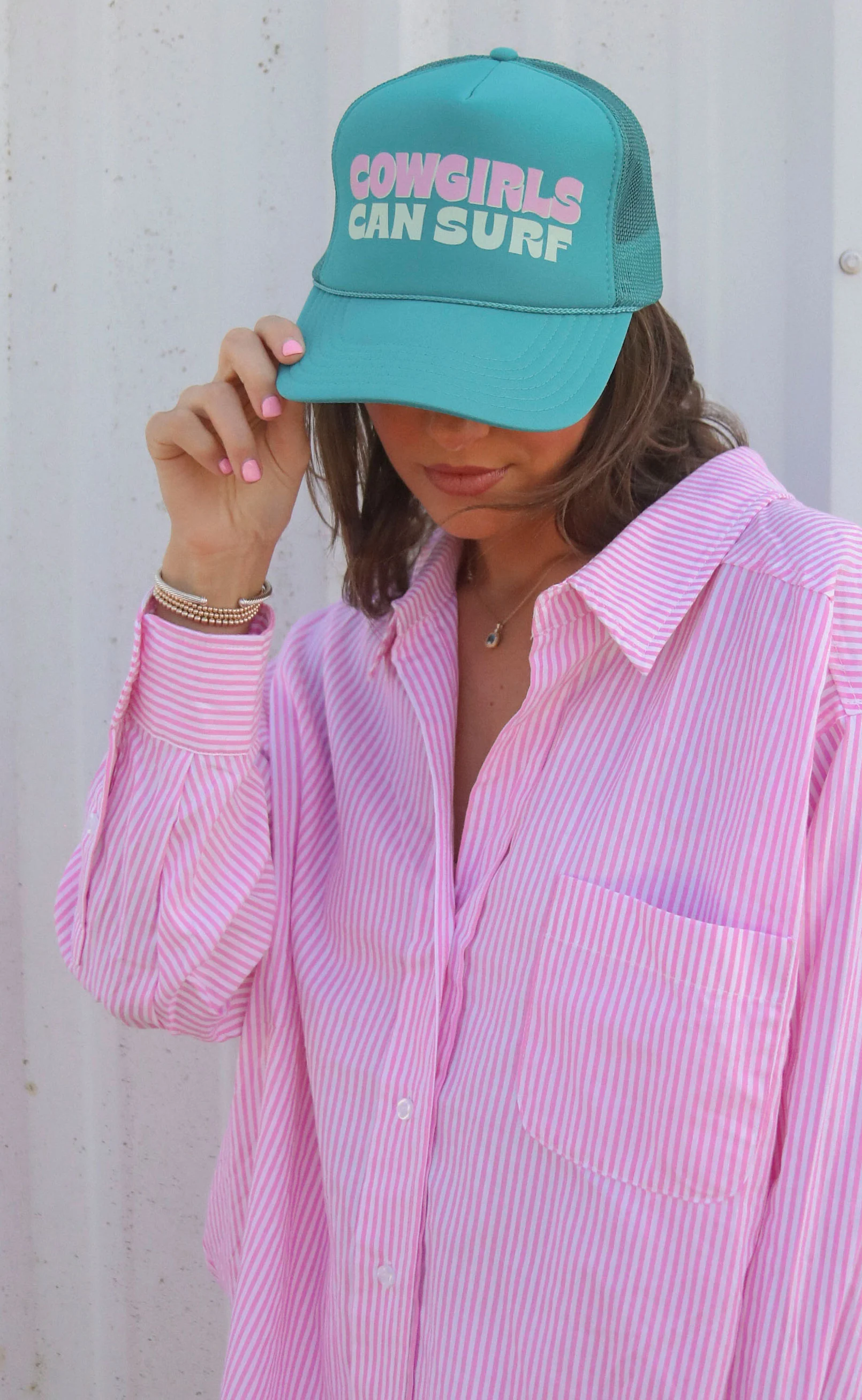 charlie southern: cowgirls can surf trucker hat - Image 5