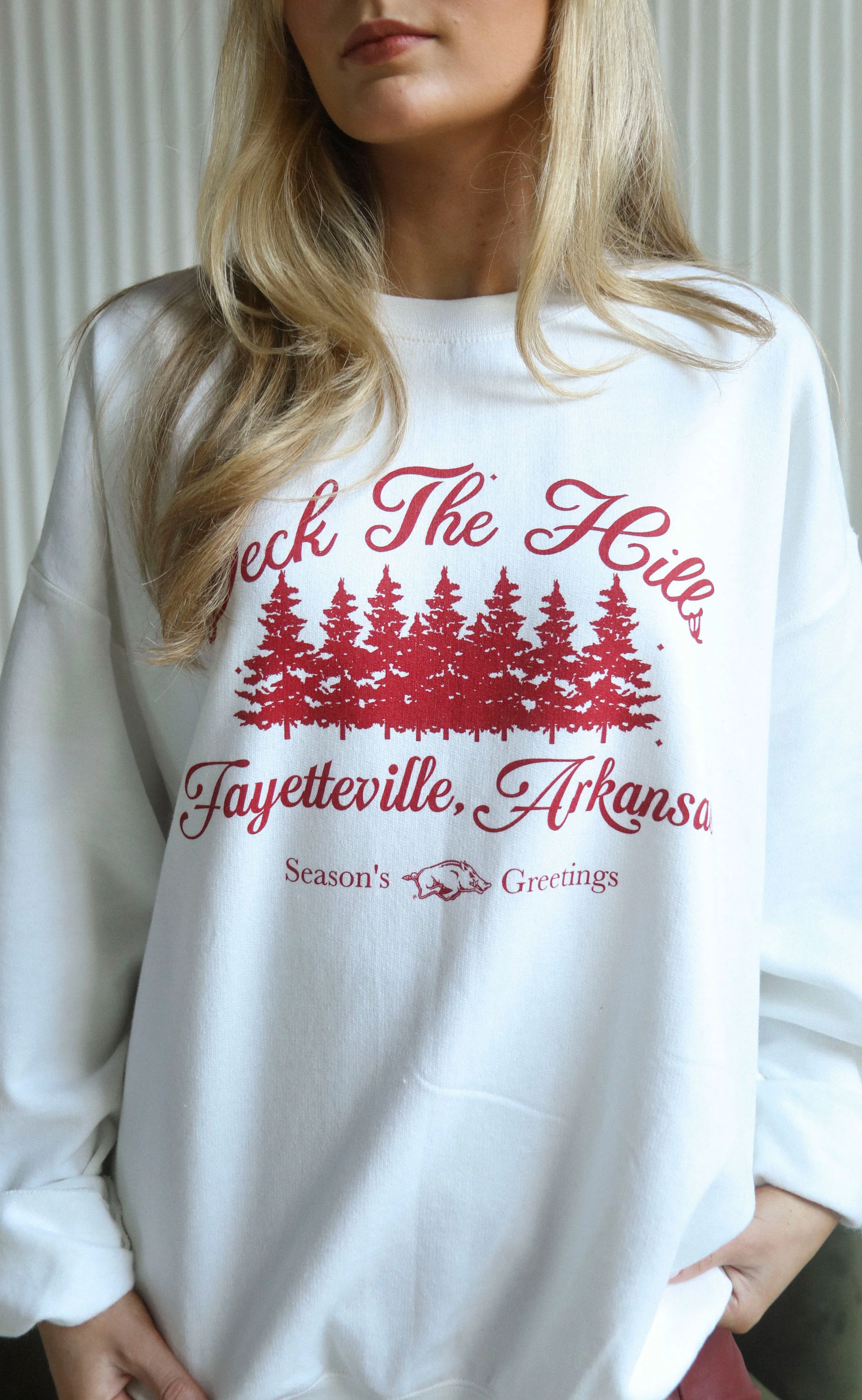 charlie southern: deck the hills razorback sweatshirt - Image 2