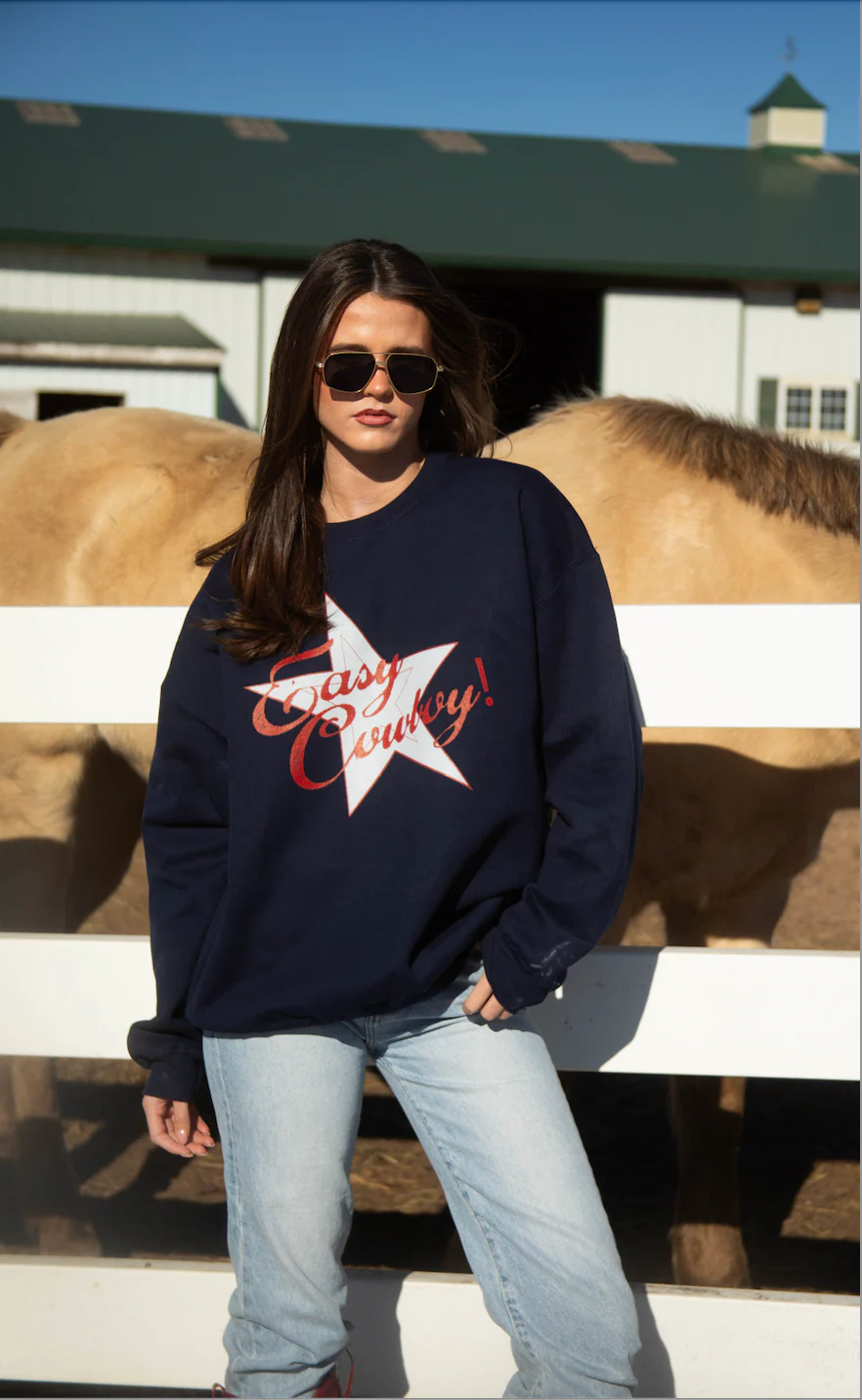 charlie southern: easy cowboy sweatshirt