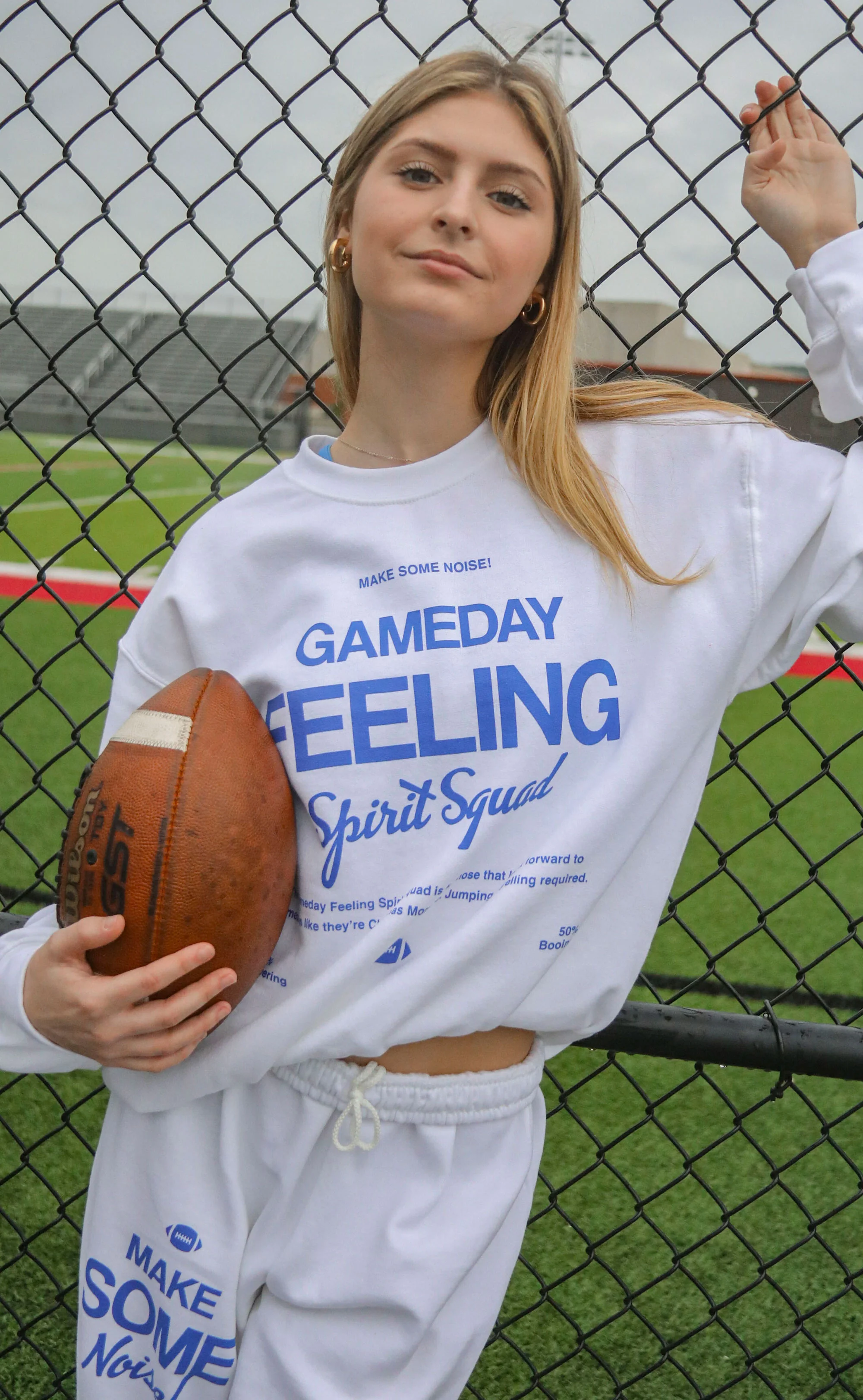 charlie southern: gameday feeling sweatshirt - blue - Image 3