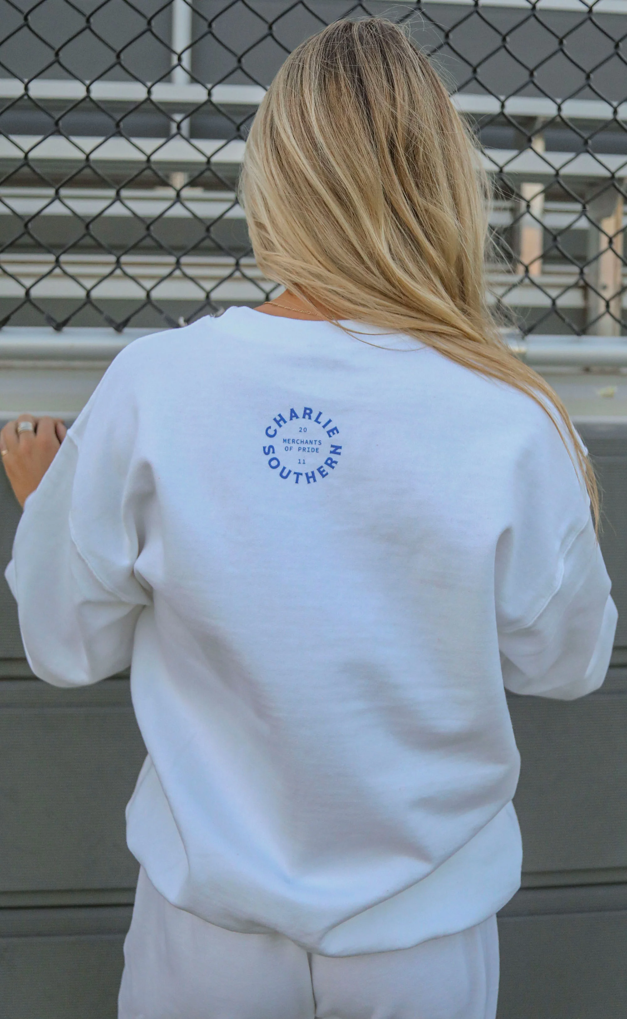 charlie southern: gameday feeling sweatshirt - blue - Image 4
