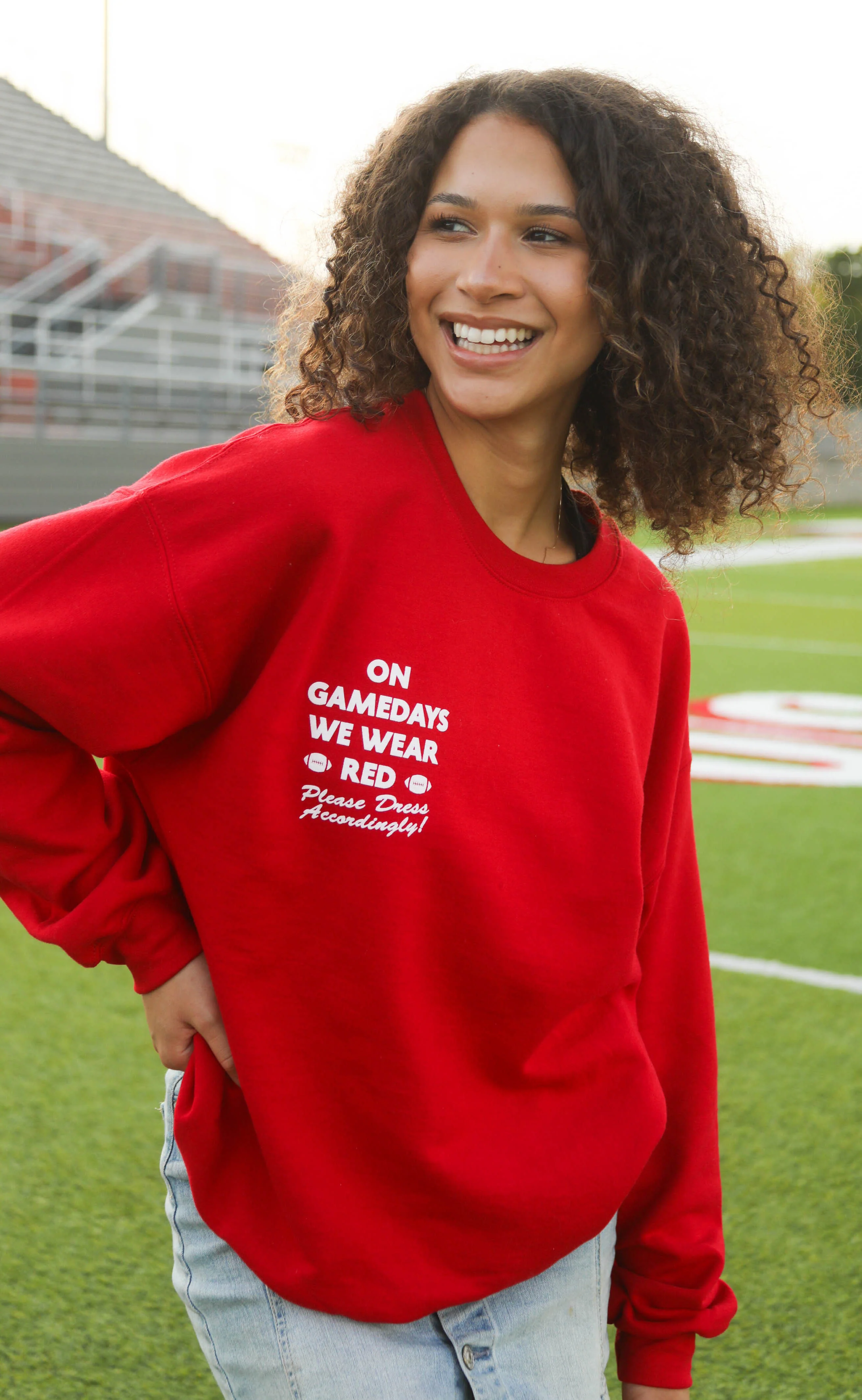 charlie southern: gamedays we wear red sweatshirt - Image 2