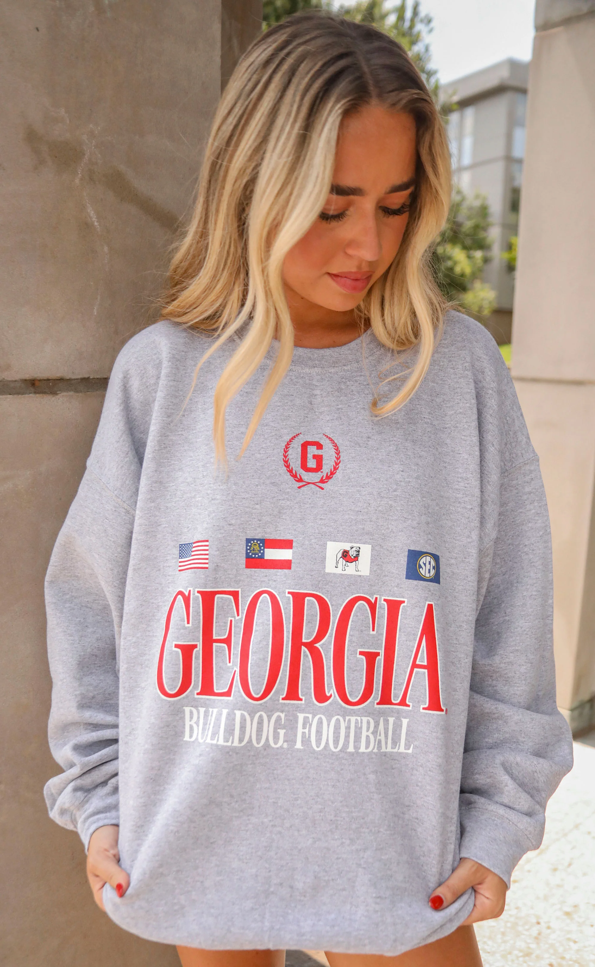 charlie southern: georgia flags sweatshirt - Image 4