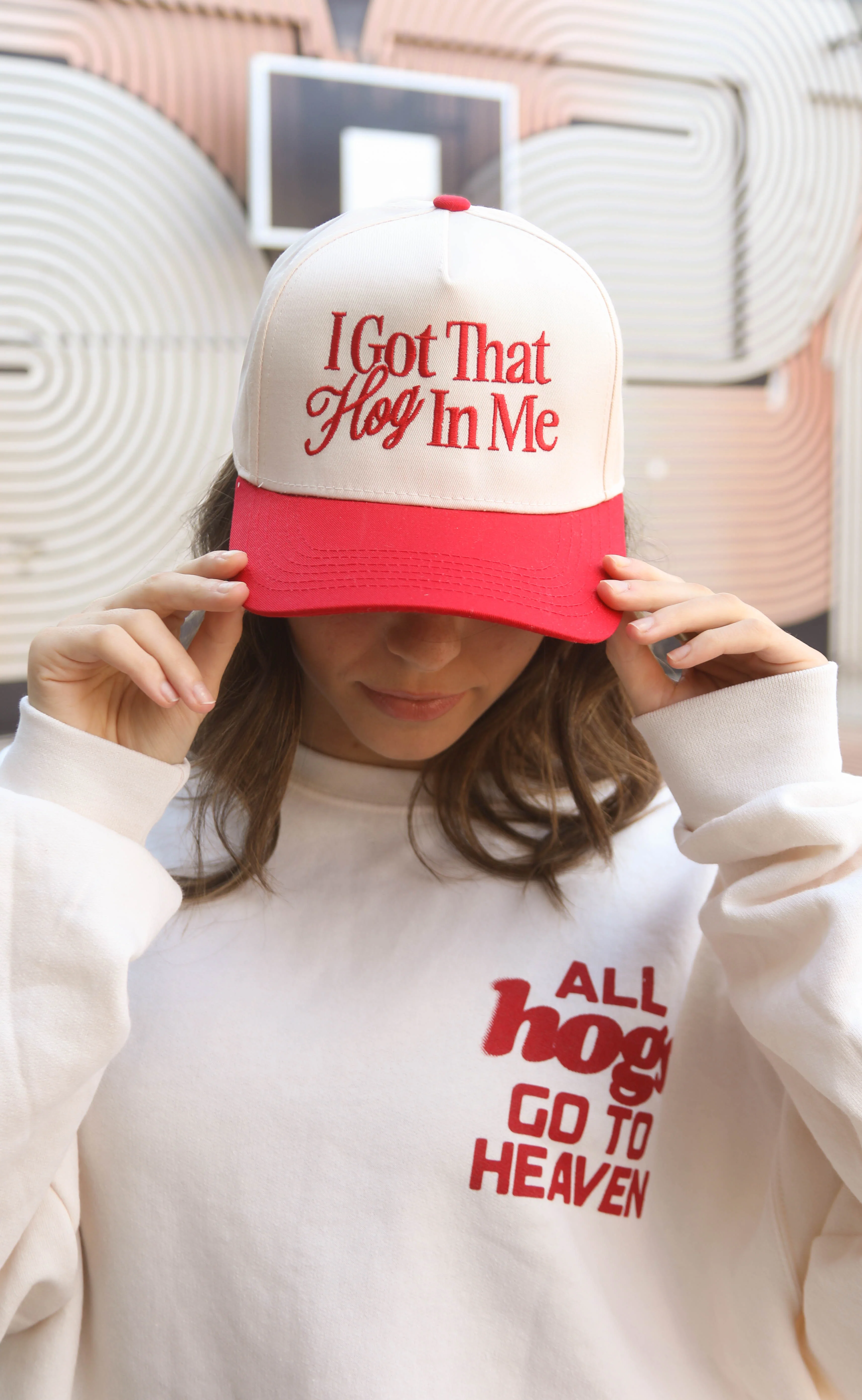 charlie southern: got that hog in me trucker hat