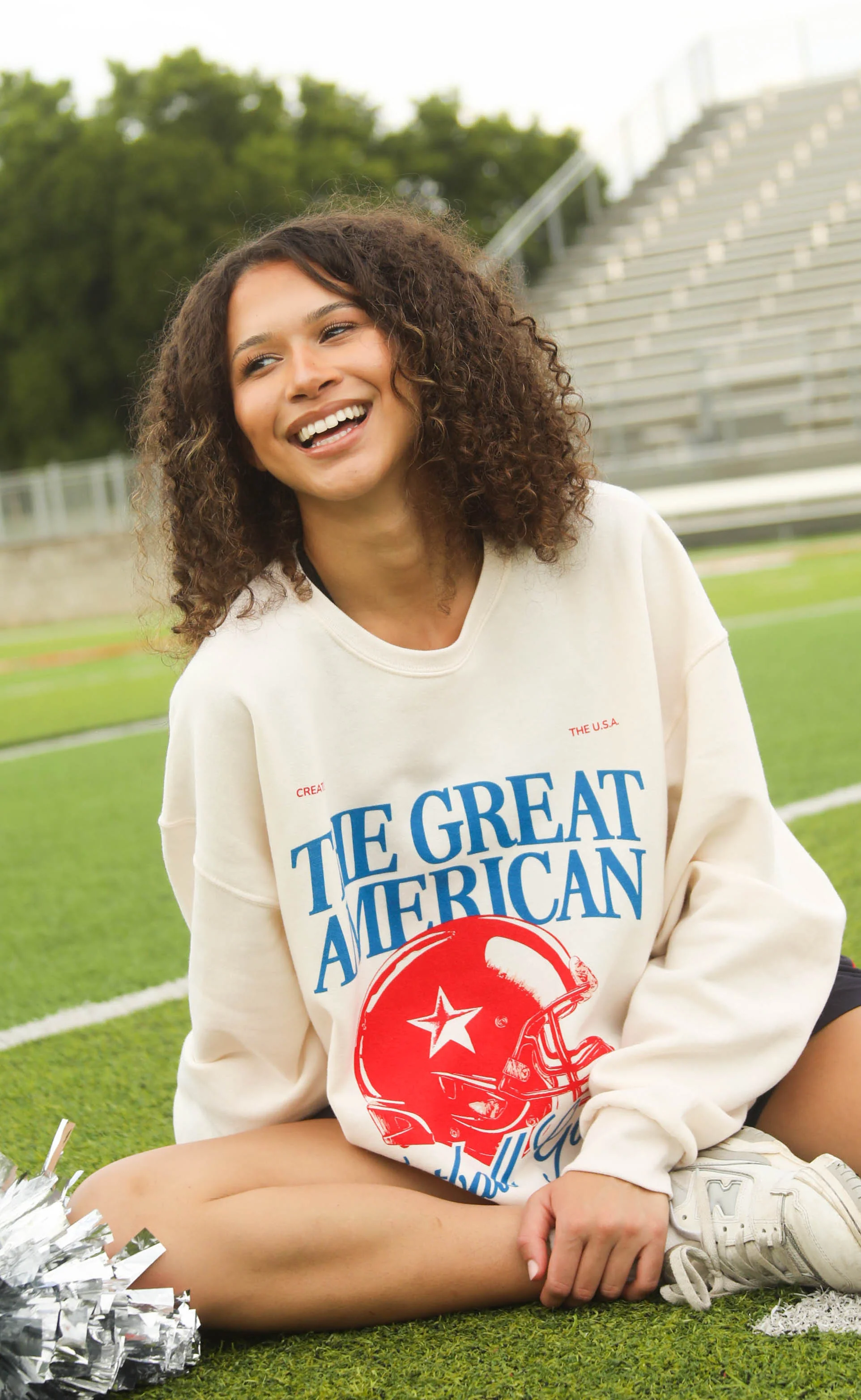 charlie southern: great american football game sweatshirt