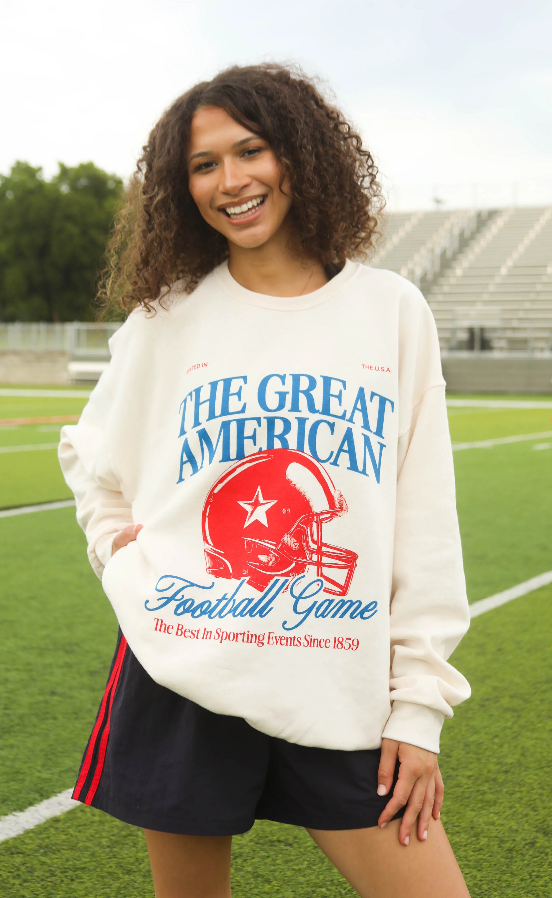 charlie southern: great american football game sweatshirt - Image 2