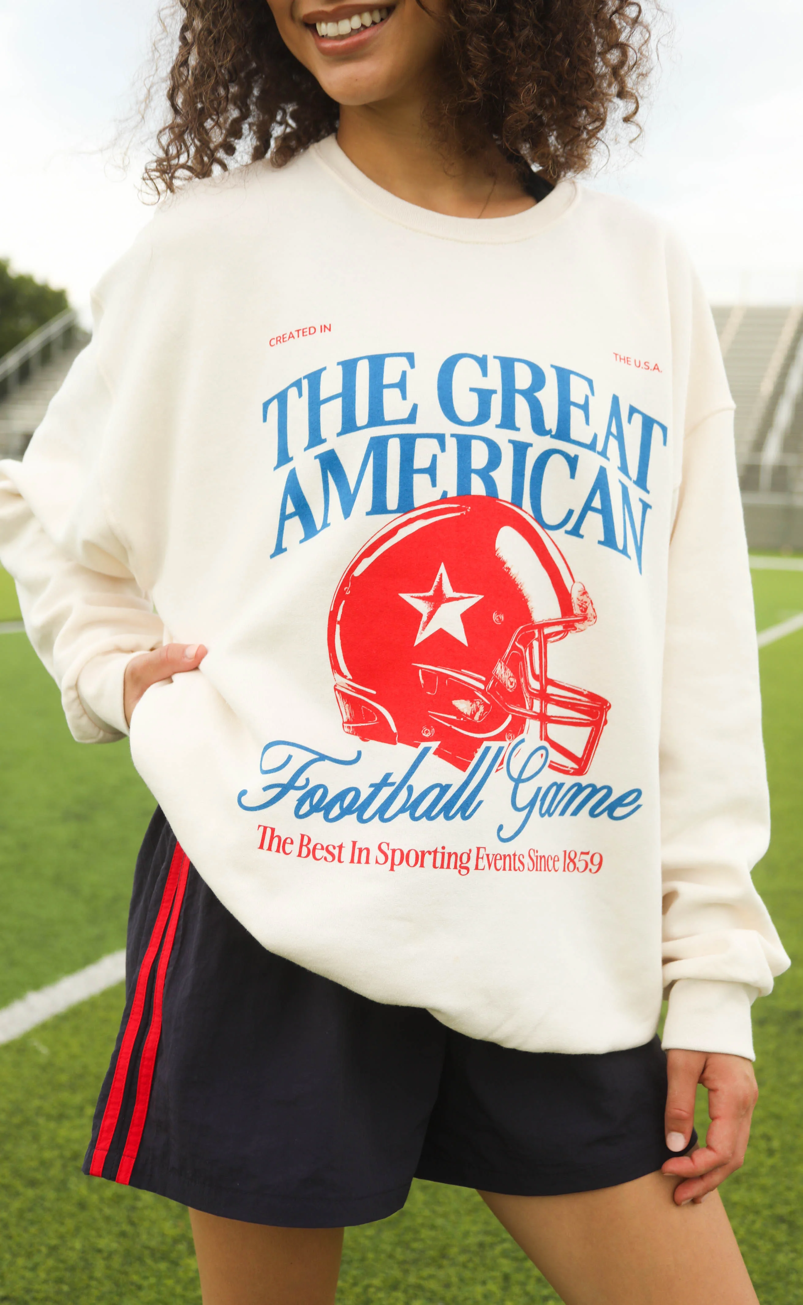 charlie southern: great american football game sweatshirt - Image 3