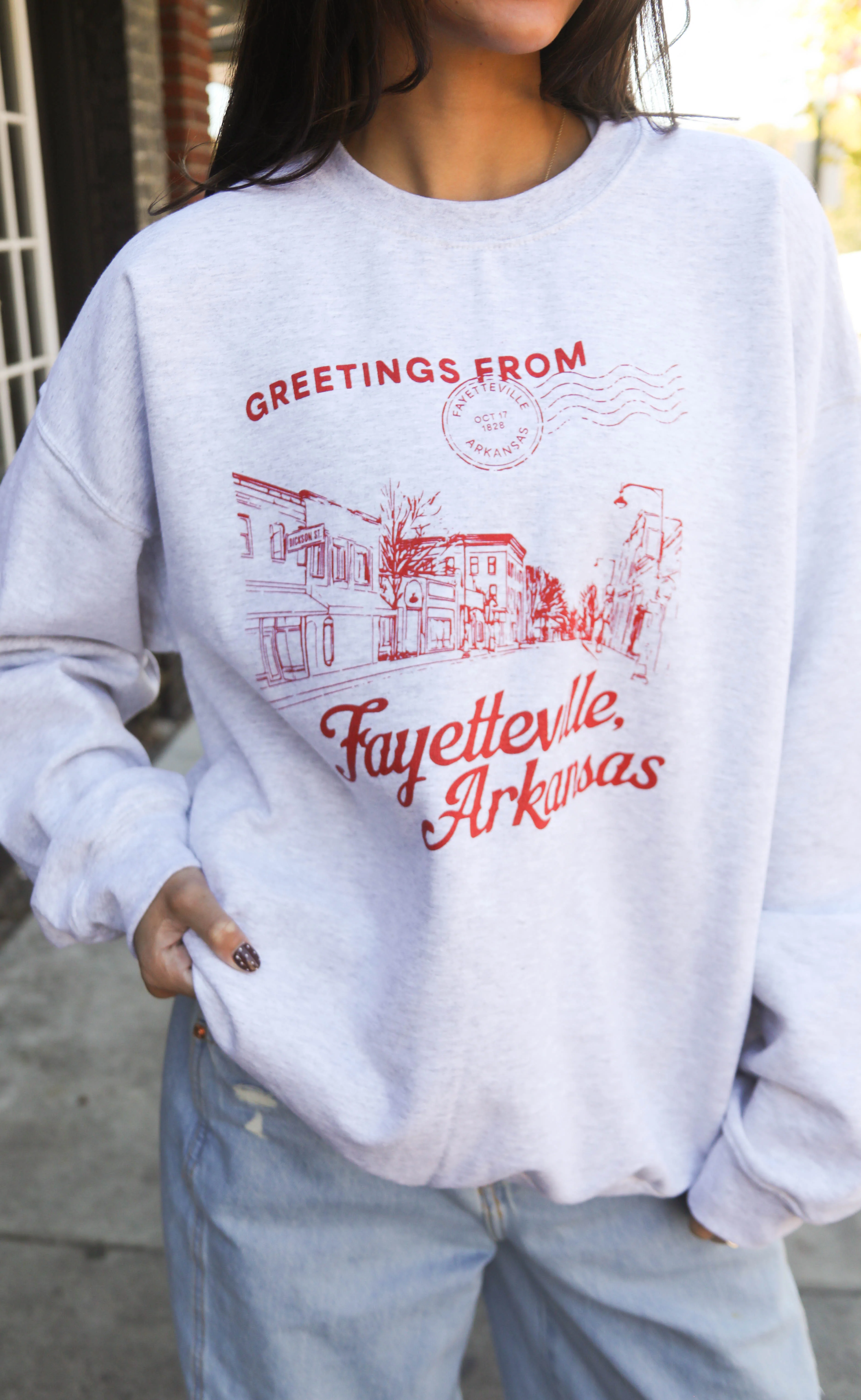 charlie southern: greetings from fayetteville sweatshirt - Image 2