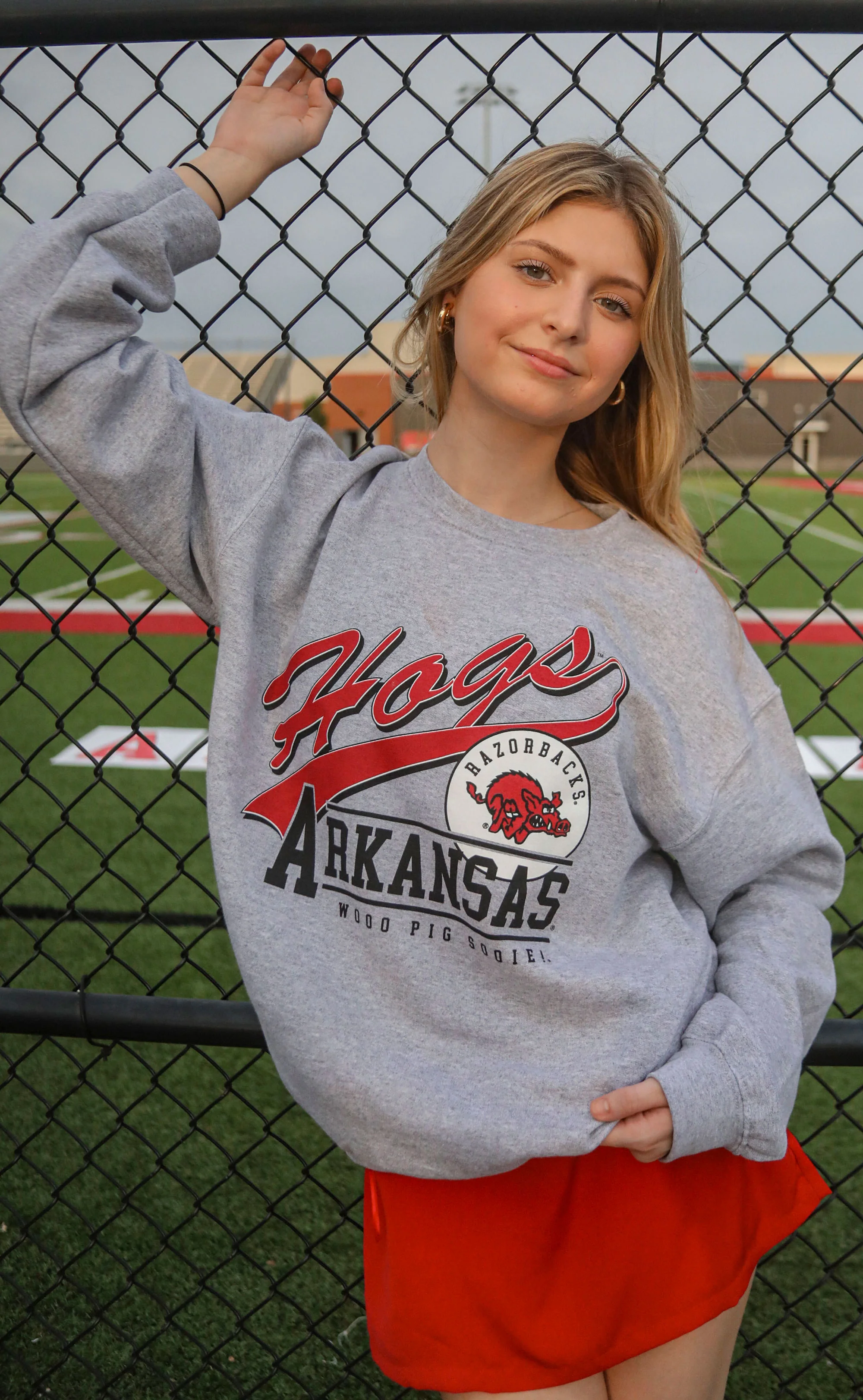 charlie southern: hogs script sweatshirt - grey - Image 3