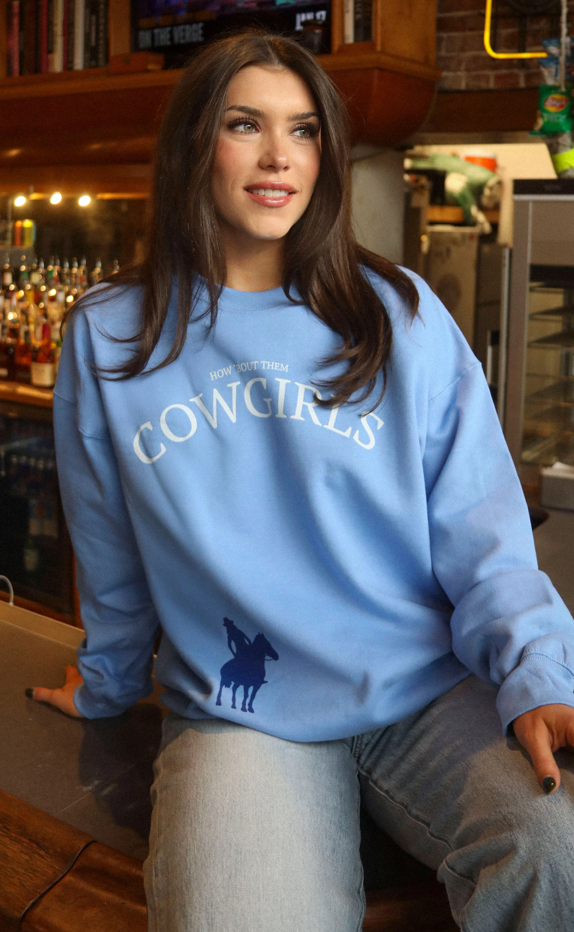 charlie southern: how bout them cowgirls sweatshirt - Image 3