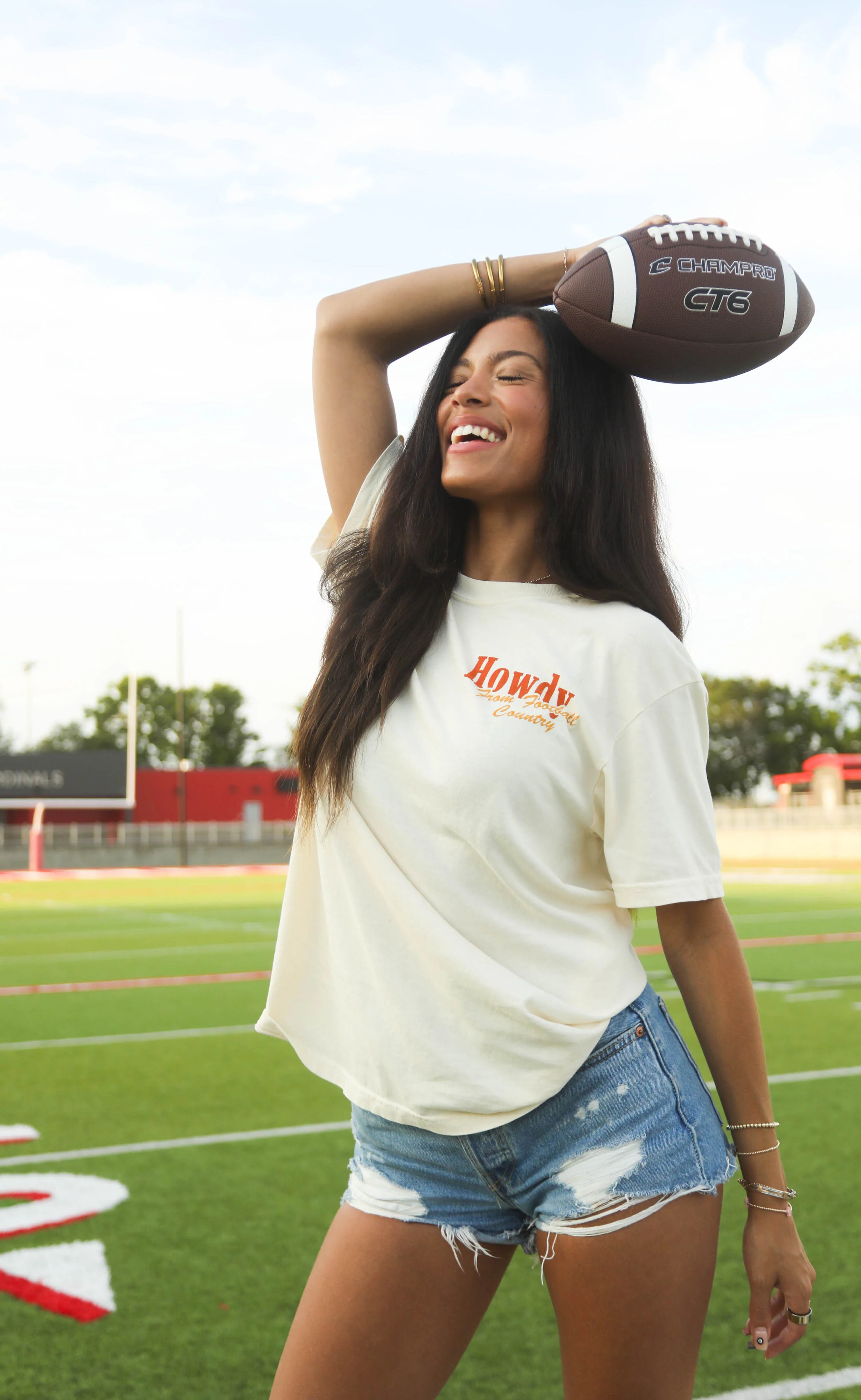 charlie southern: howdy football t shirt - Image 2