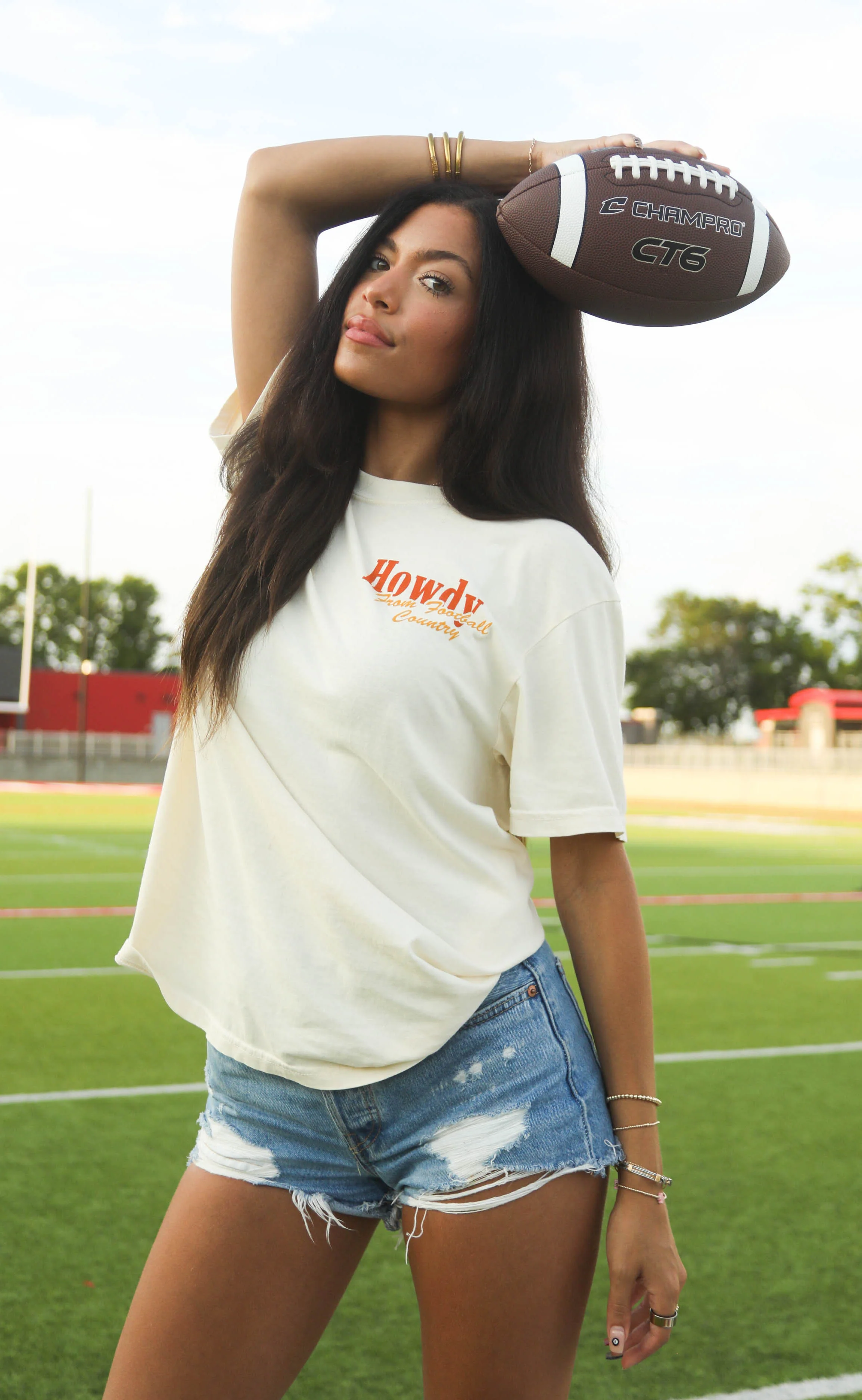 charlie southern: howdy football t shirt - Image 4