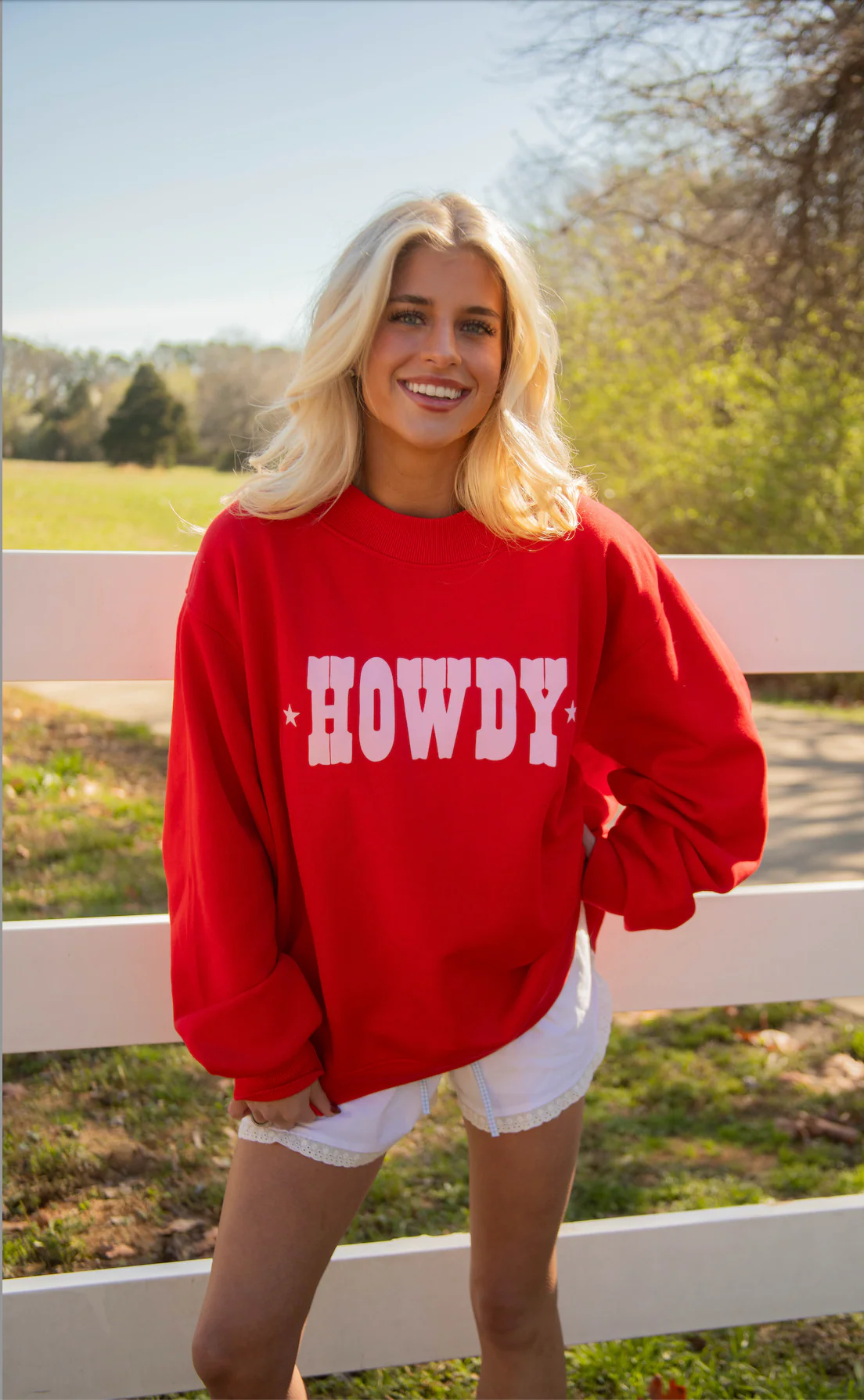 charlie southern: howdy mockneck - red - Image 2