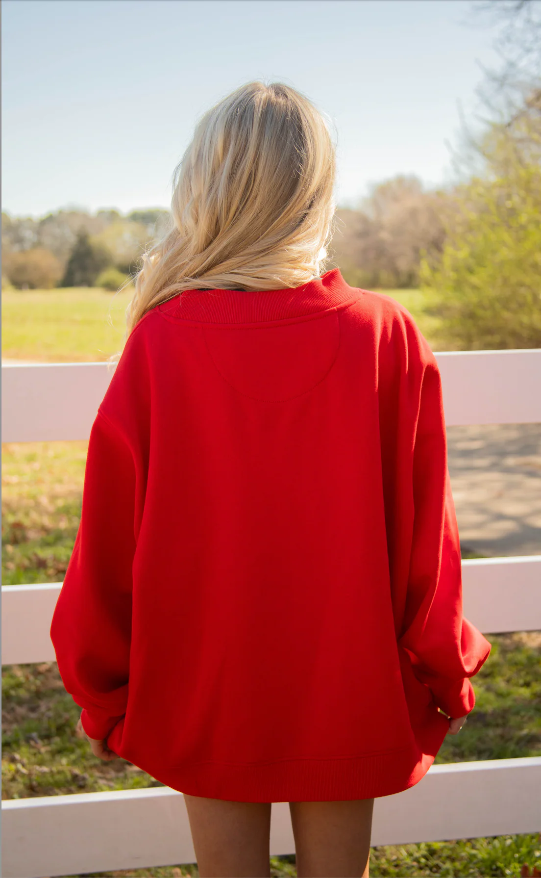 charlie southern: howdy mockneck - red - Image 3