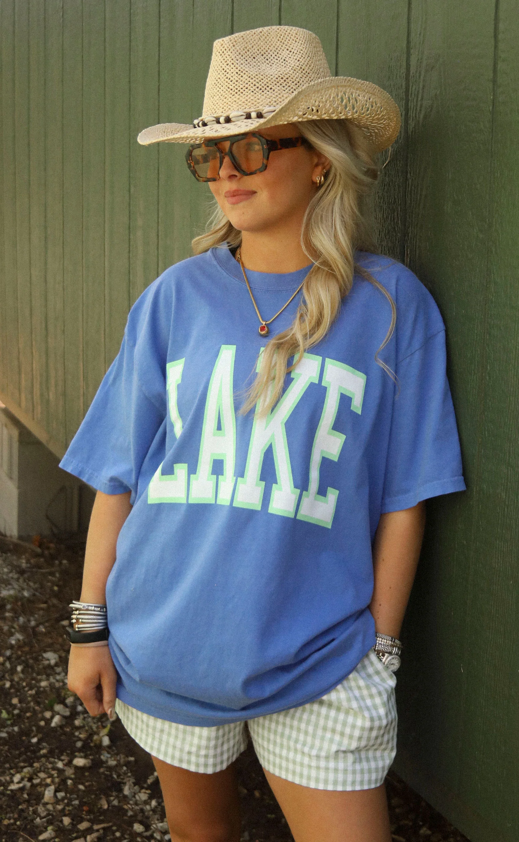 charlie southern: classic lake tee - blue - Image 4