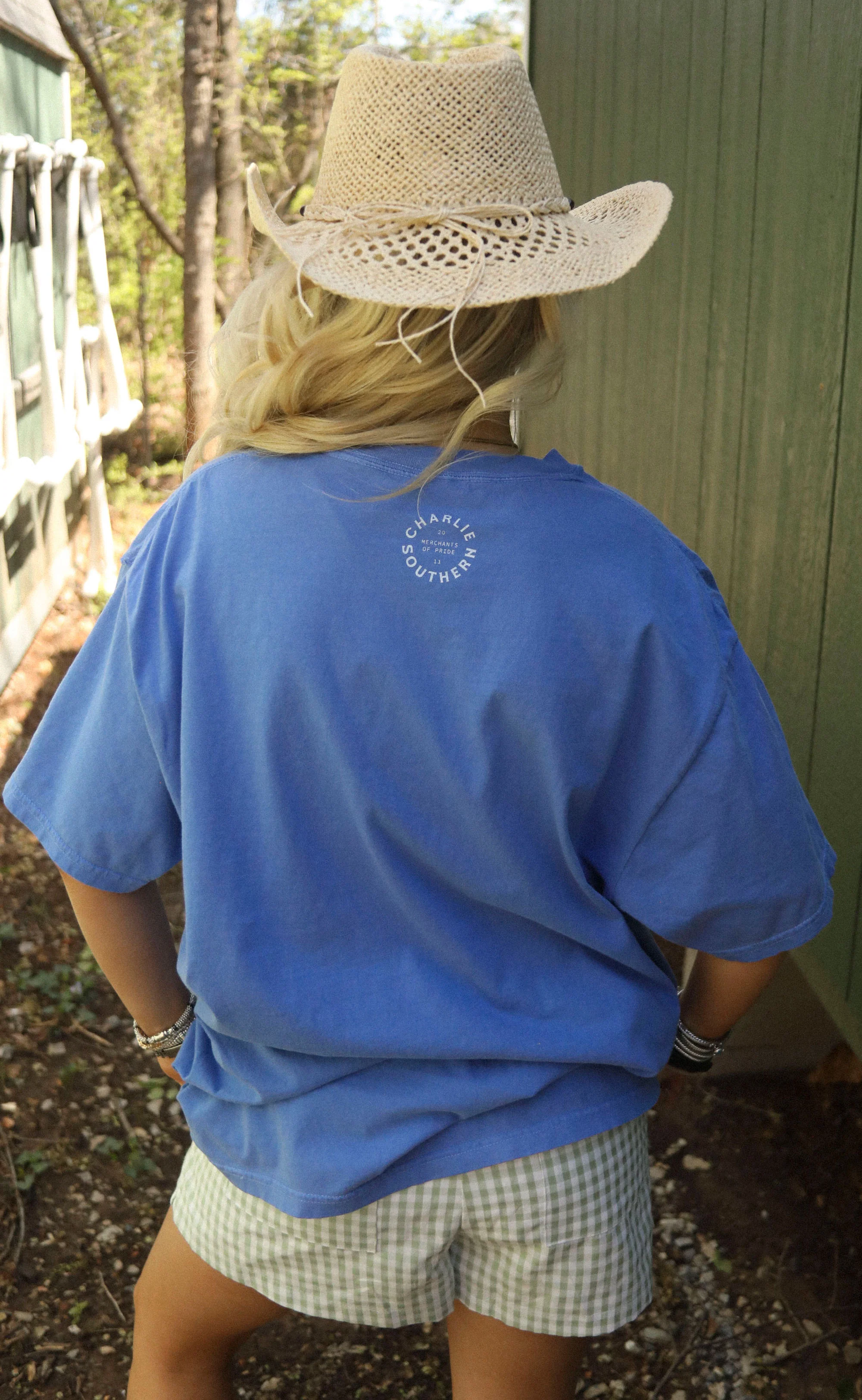 charlie southern: classic lake tee - blue - Image 5