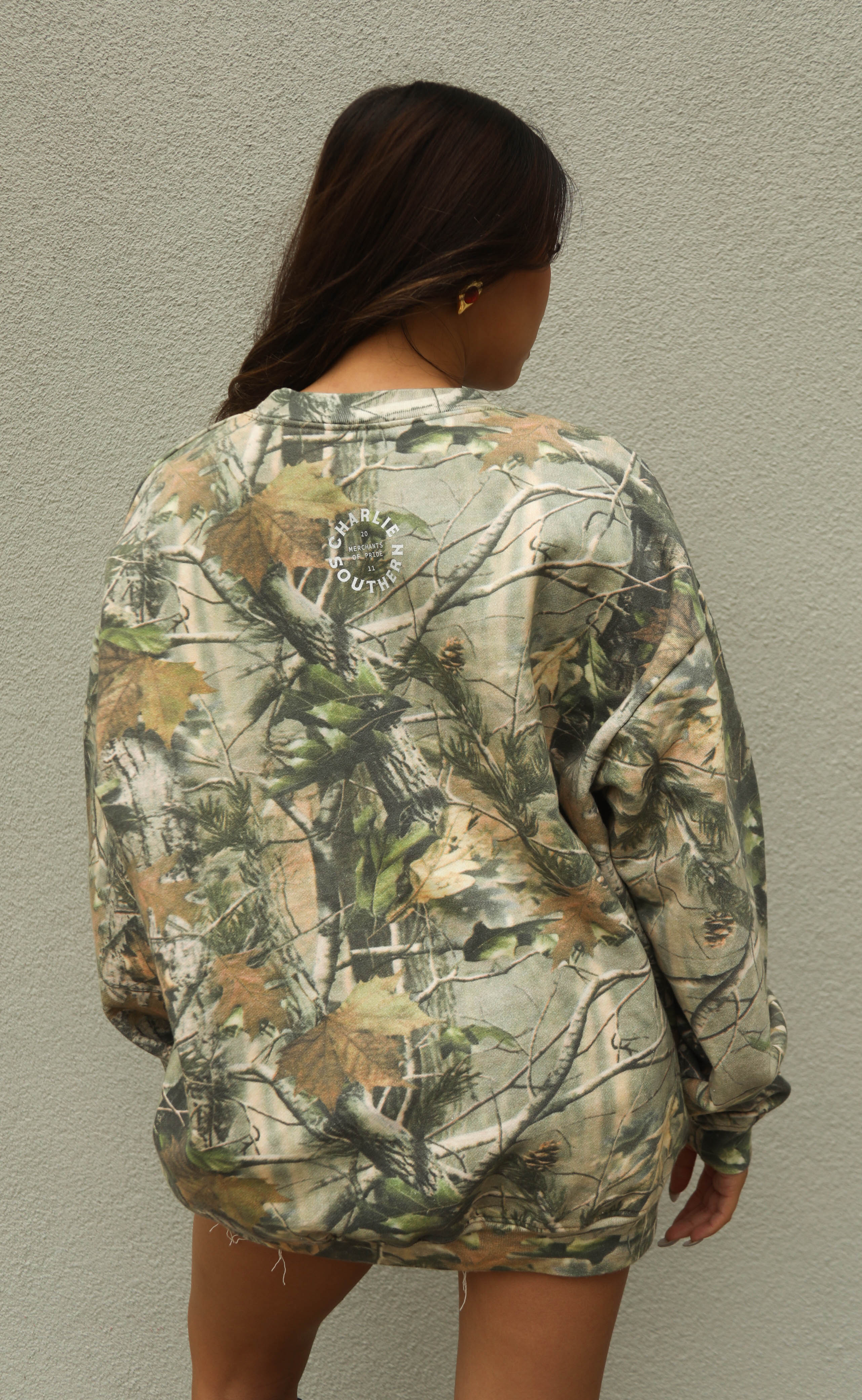 charlie southern: members only camo sweatshirt - Image 3