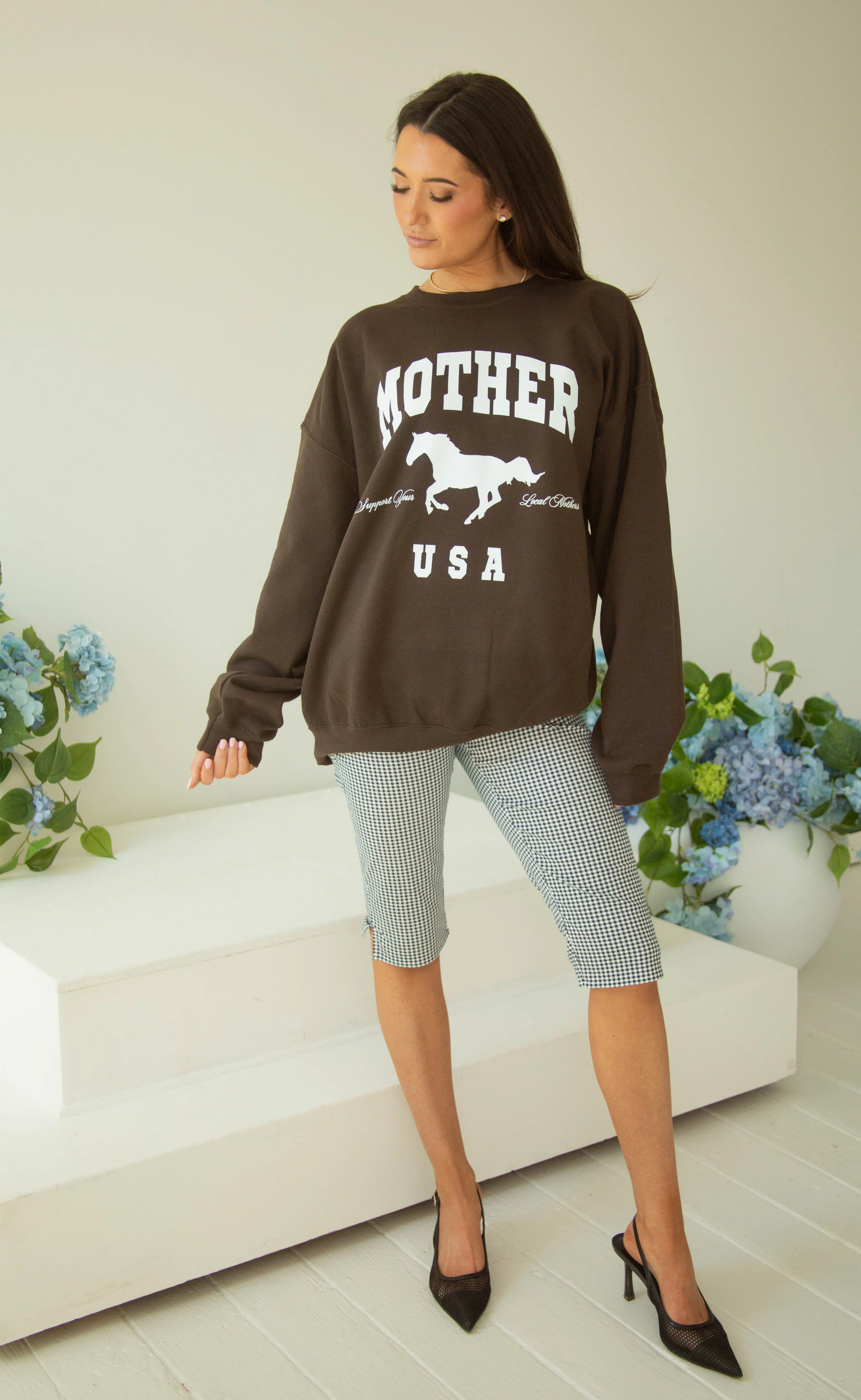 charlie southern: mustang mother sweatshirt