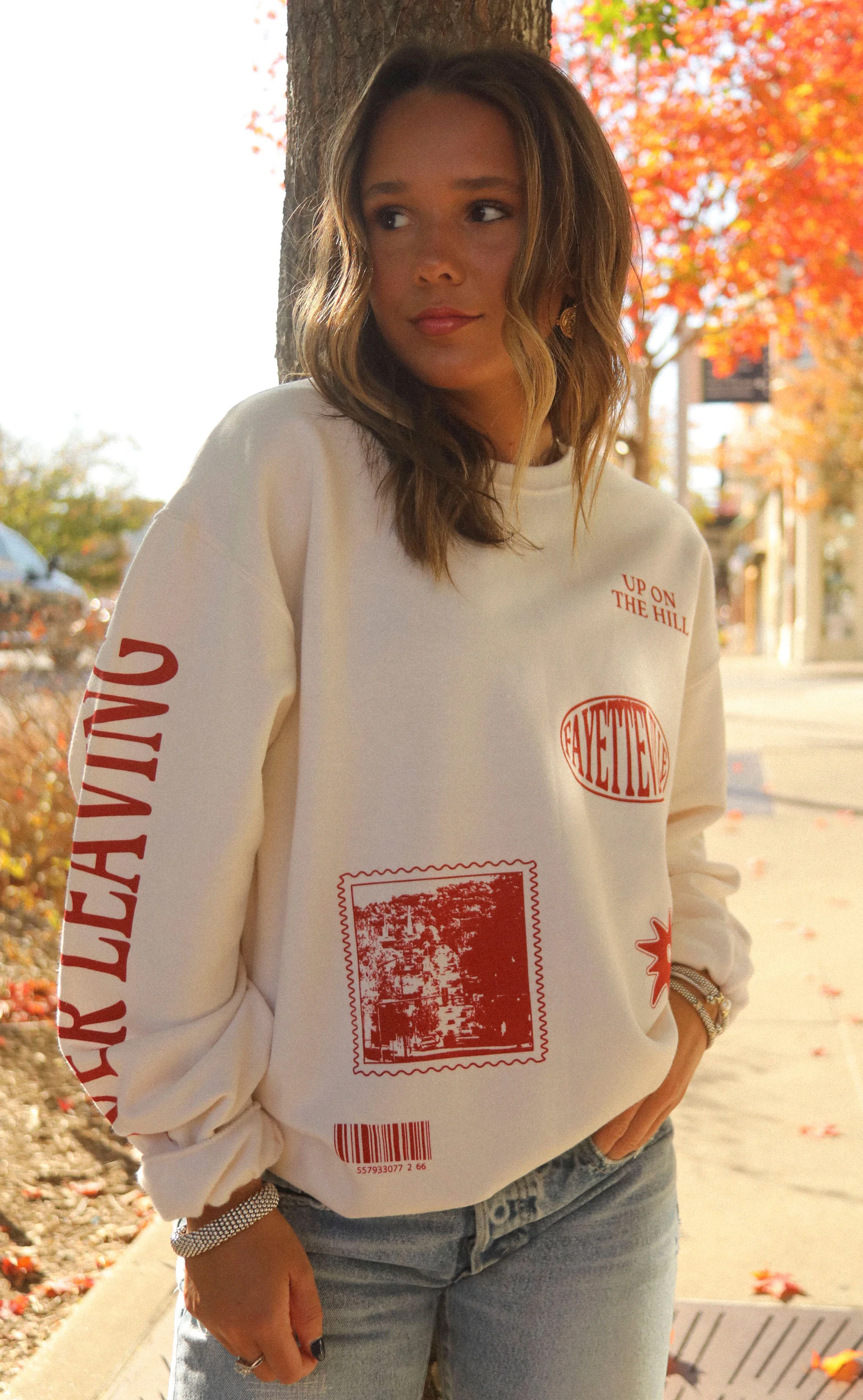 charlie southern: never leaving sweatshirt