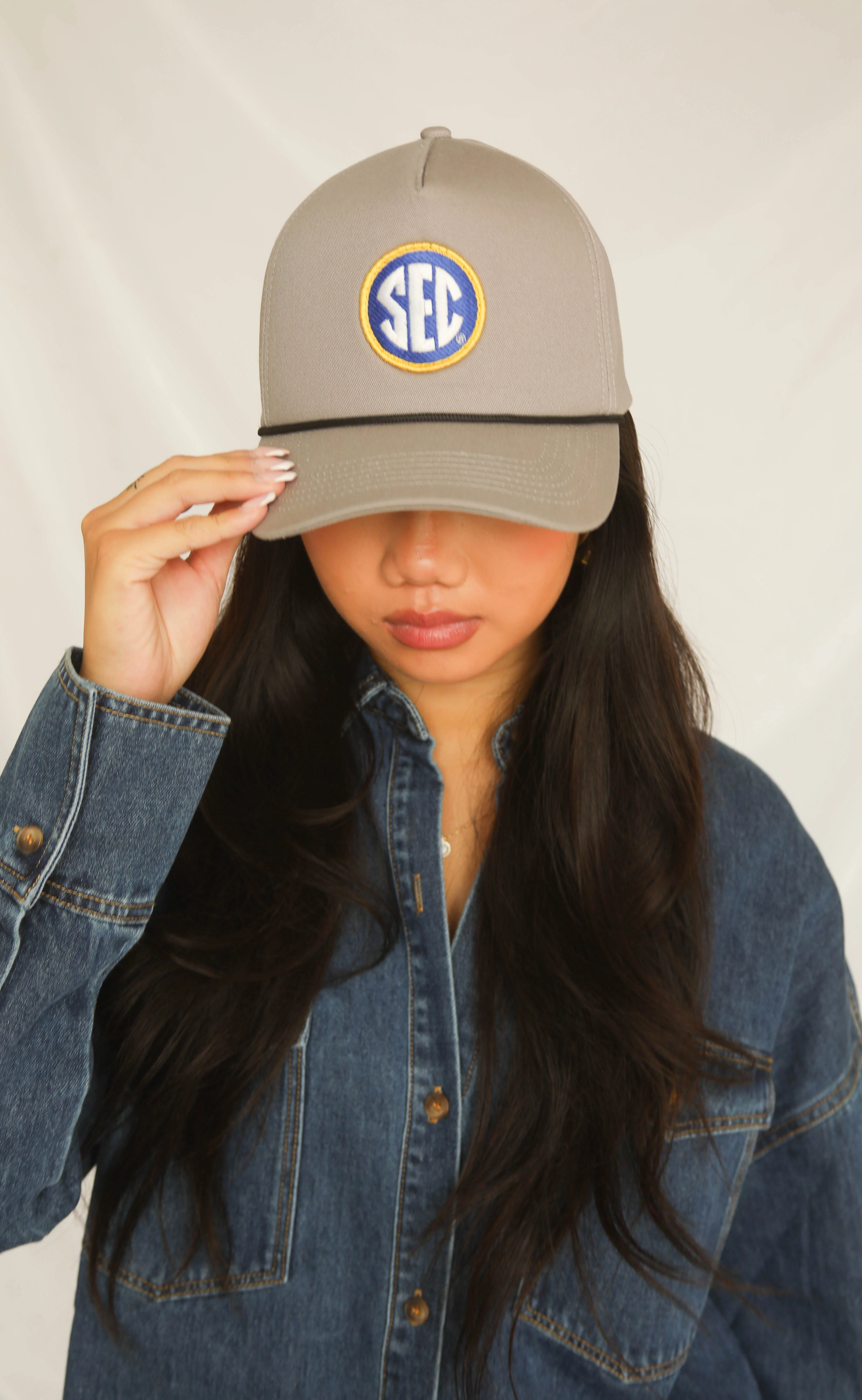charlie southern: sec rope trucker hat - grey