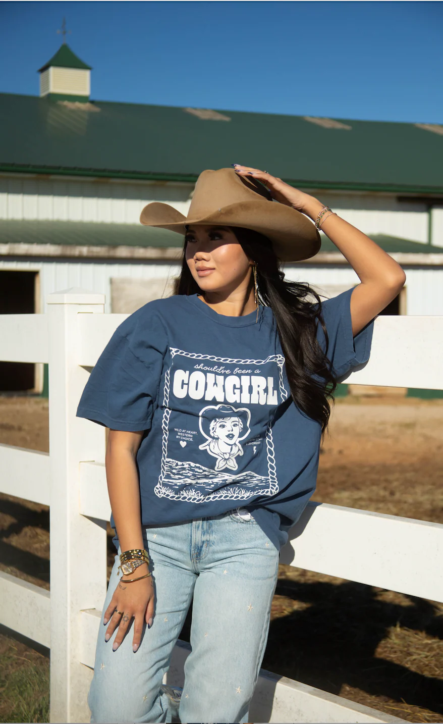 charlie southern: should've been a cowgirl tee