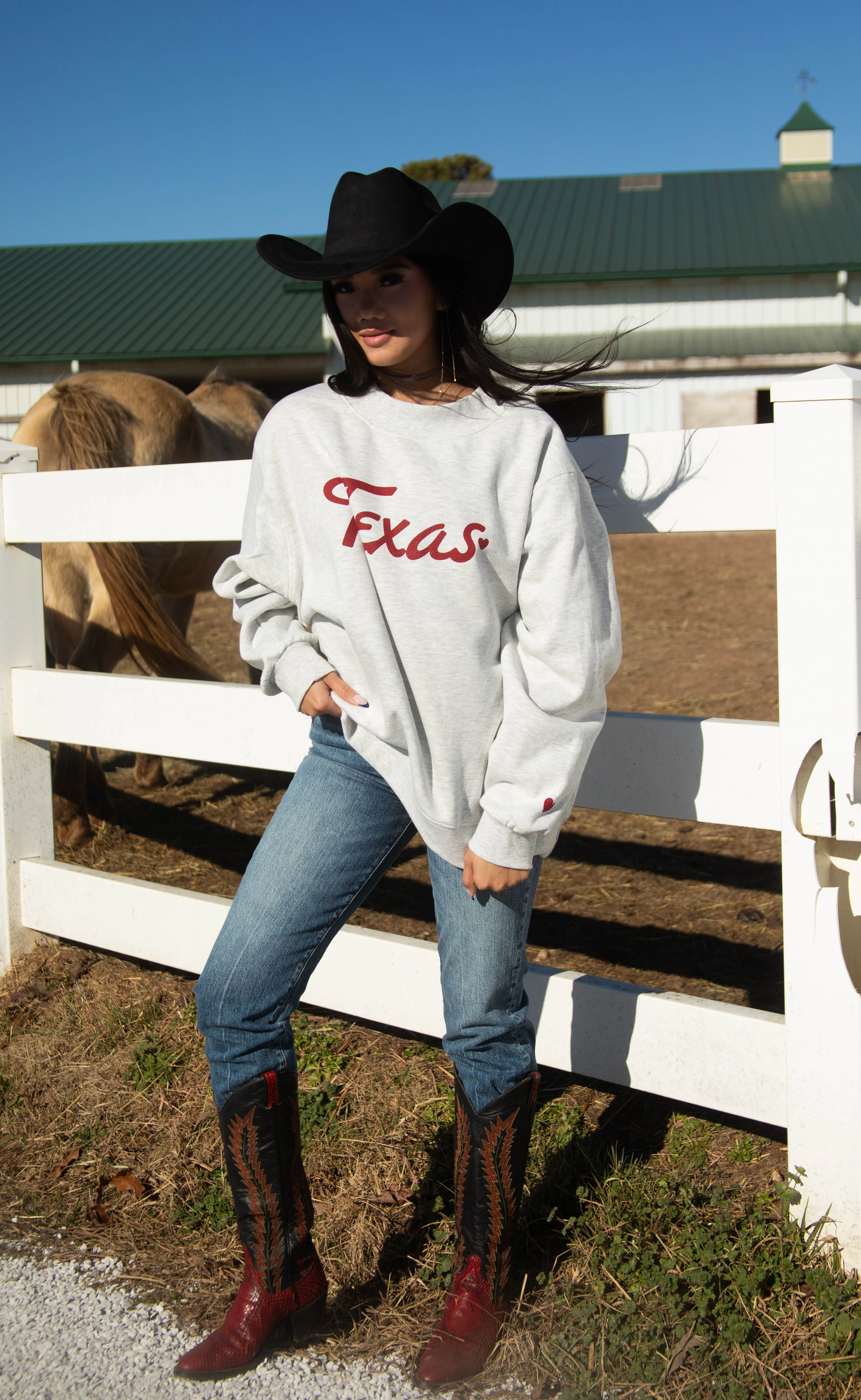charlie southern: texas heart mockneck - Image 2