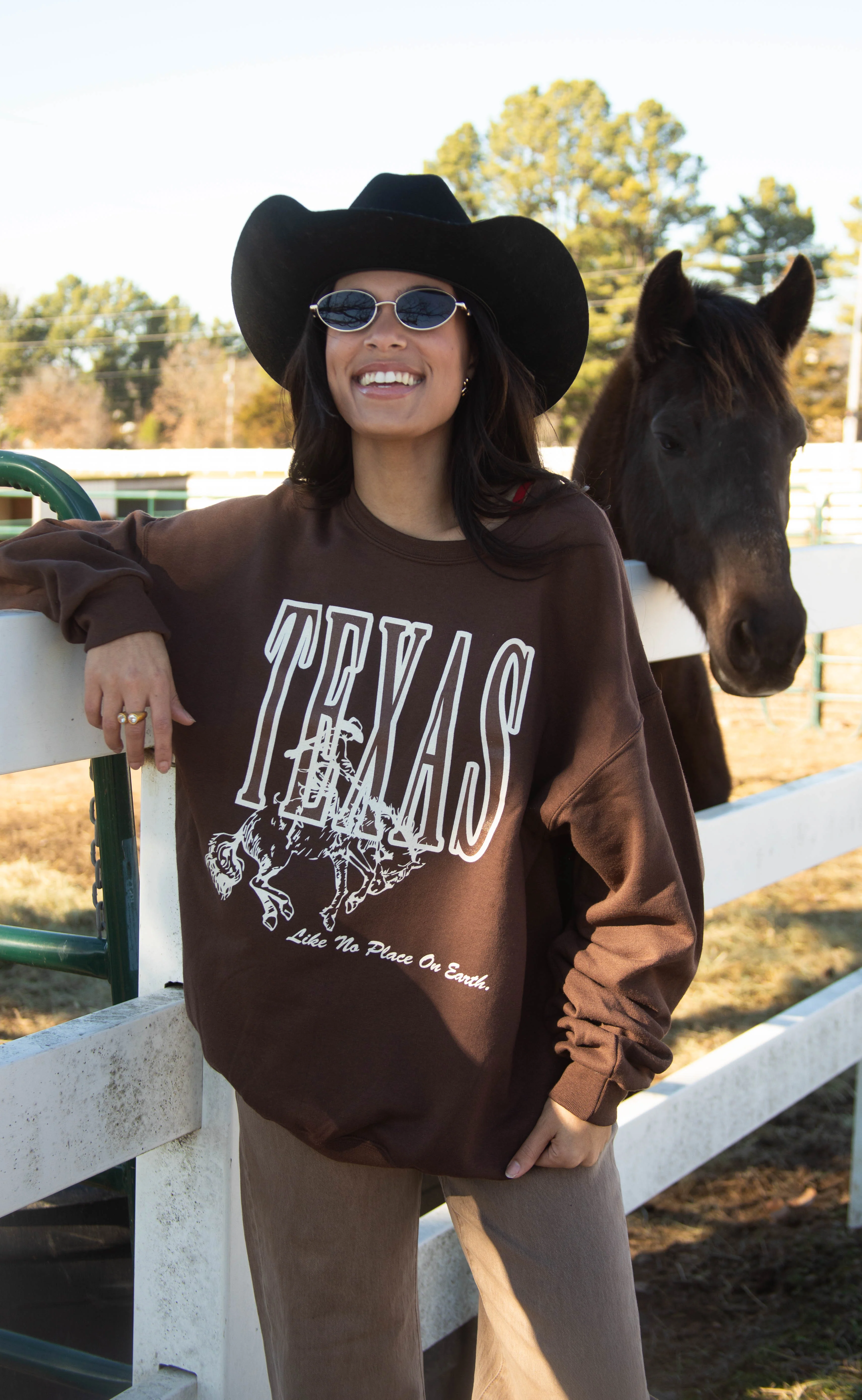 charlie southern: texas like no place on earth sweatshirt