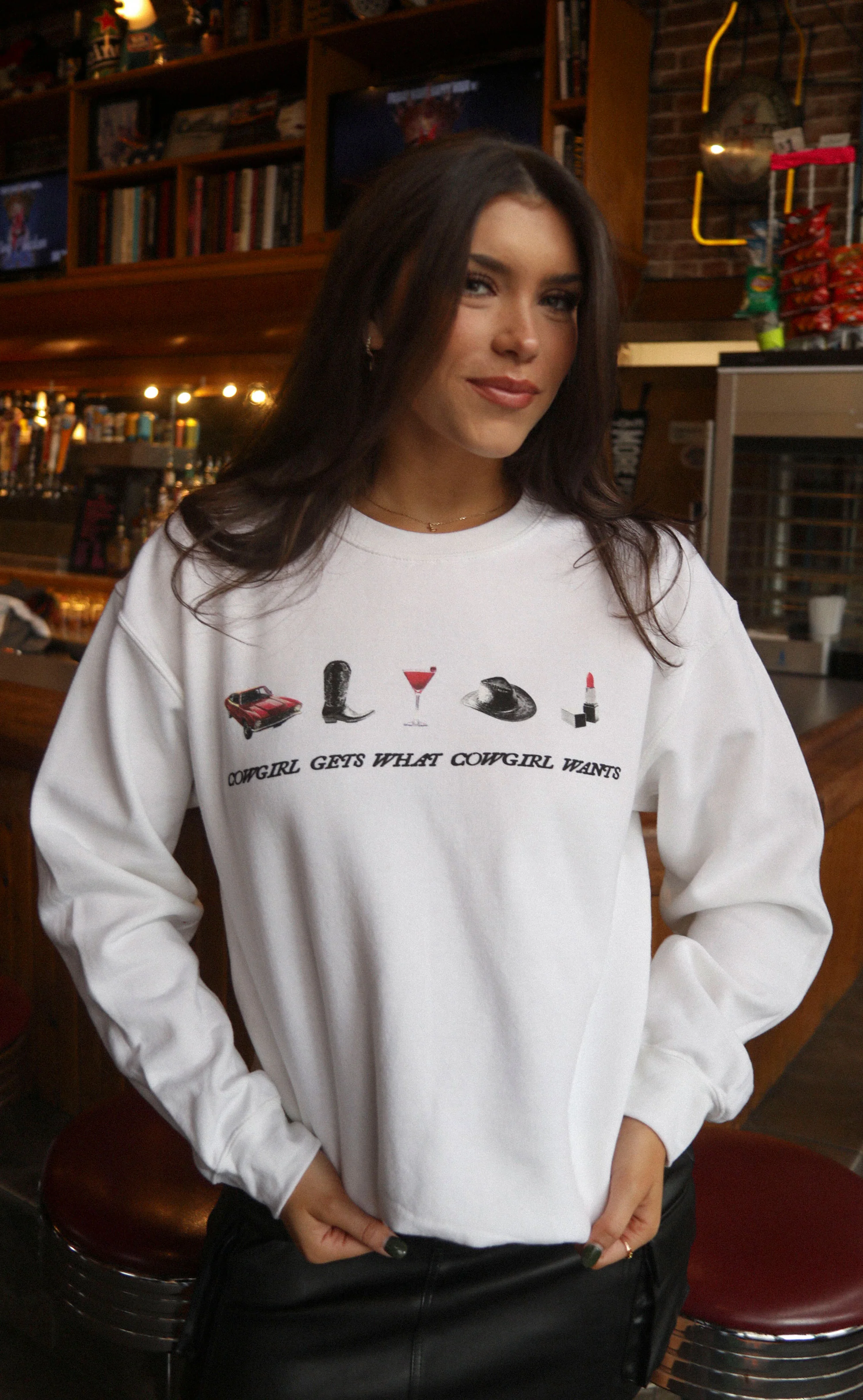 charlie southern: what cowgirl wants sweatshirt - Image 2